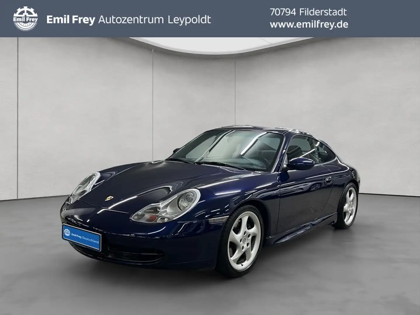 Porsche 996 Carrera Leder Navi Blau - 1