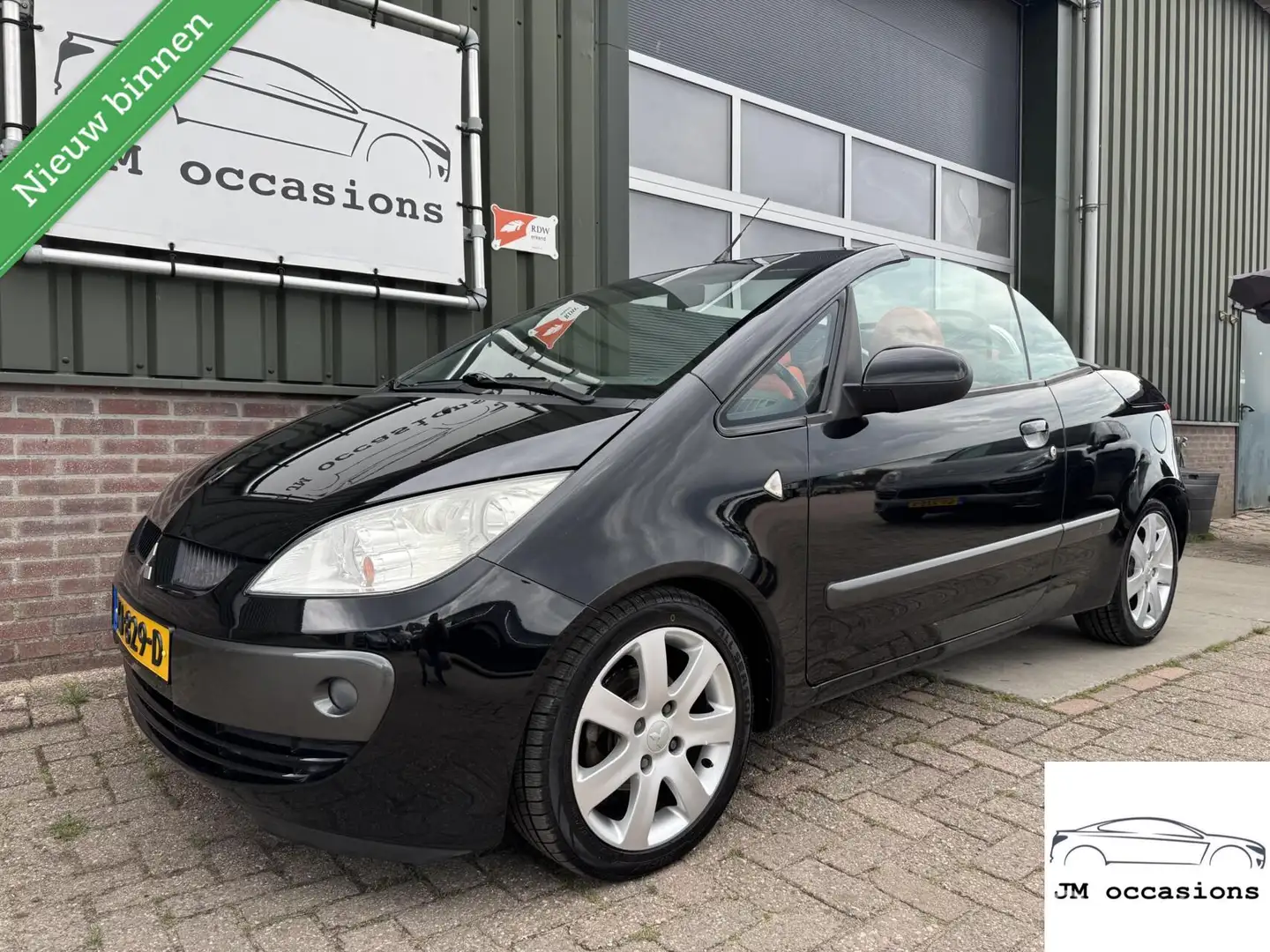 Mitsubishi Colt CZC 1.5 Instyle Cabrio|Airco|Lm velgen|APK nieuw Negro - 1
