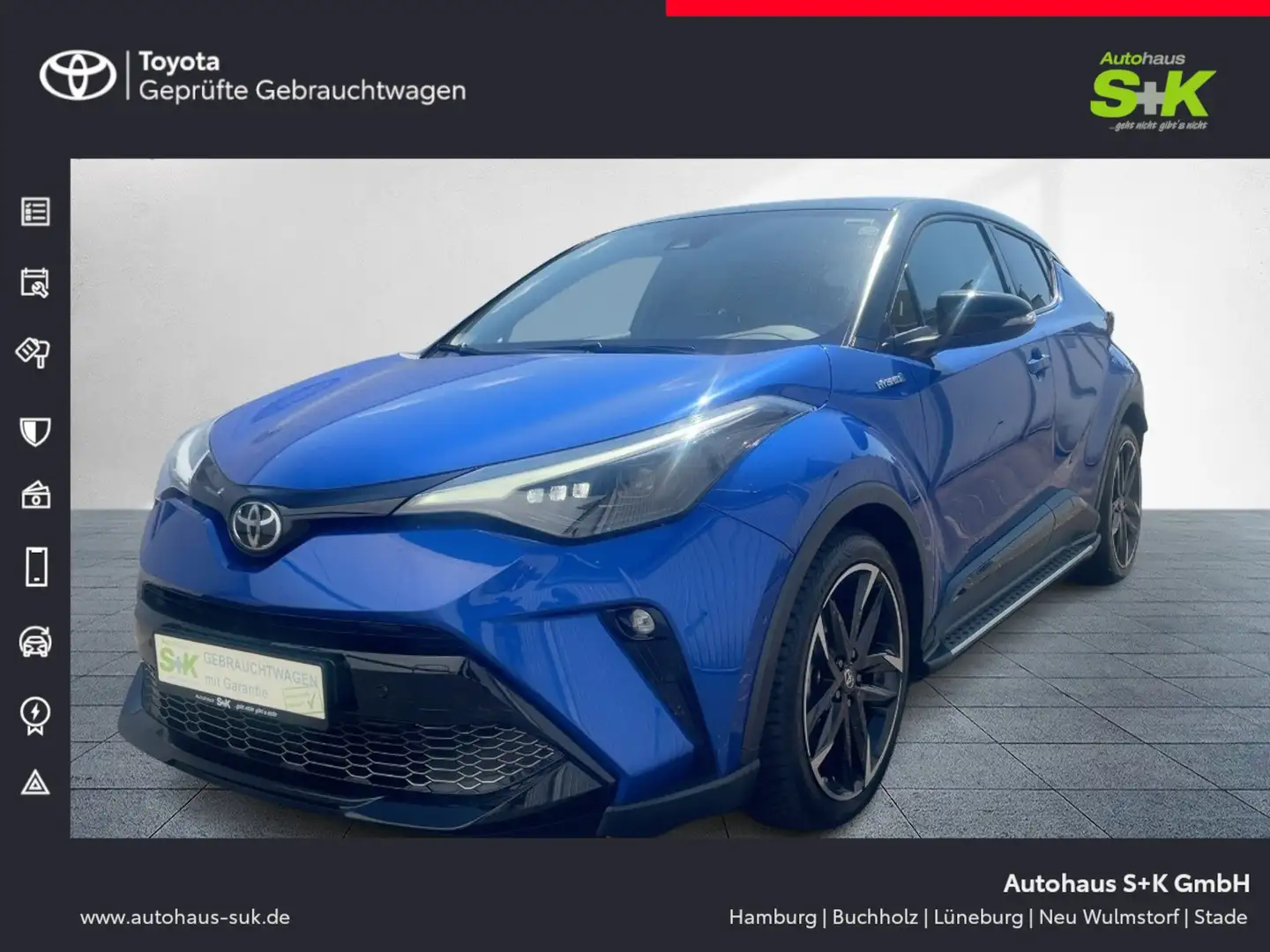 Toyota C-HR 2.0 Hybrid GR Sport*CARPLAY+SAFETYSENSE+BI-LED** Blau - 1