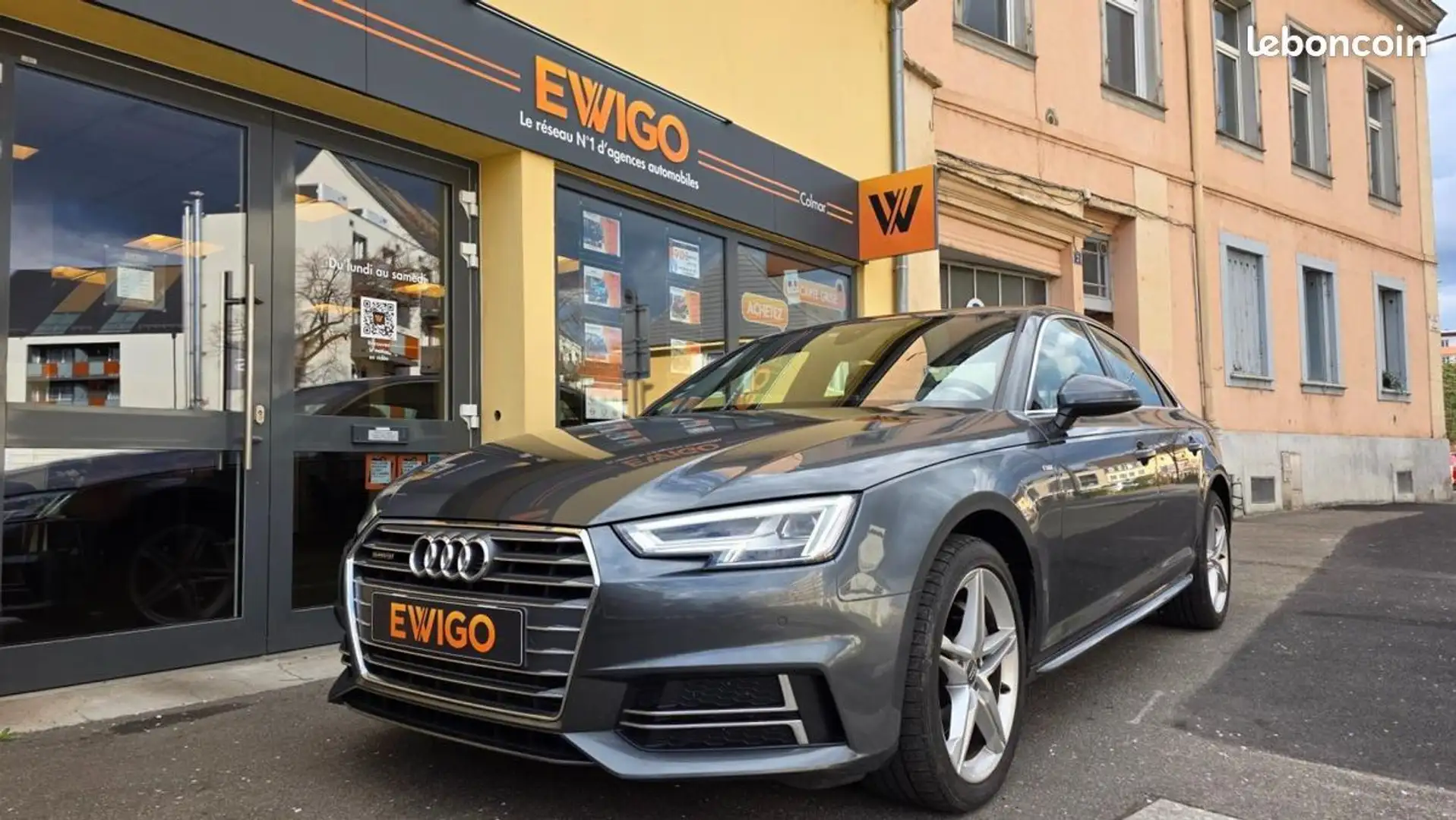 Audi A4 3.0 TDI 218 ch S-LINE QUATTRO S-TRONIC BVA ORIGINE Gris - 1
