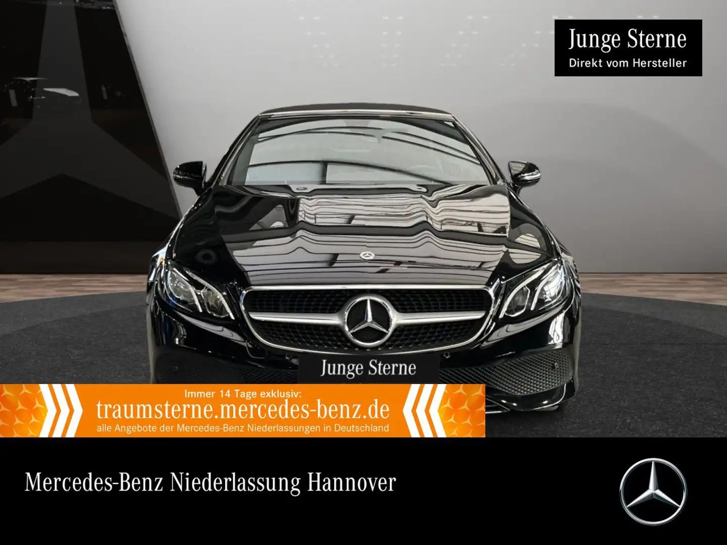Mercedes-Benz E 220 d Cabrio AVANTG+LED+KAMERA+9G Schwarz - 1