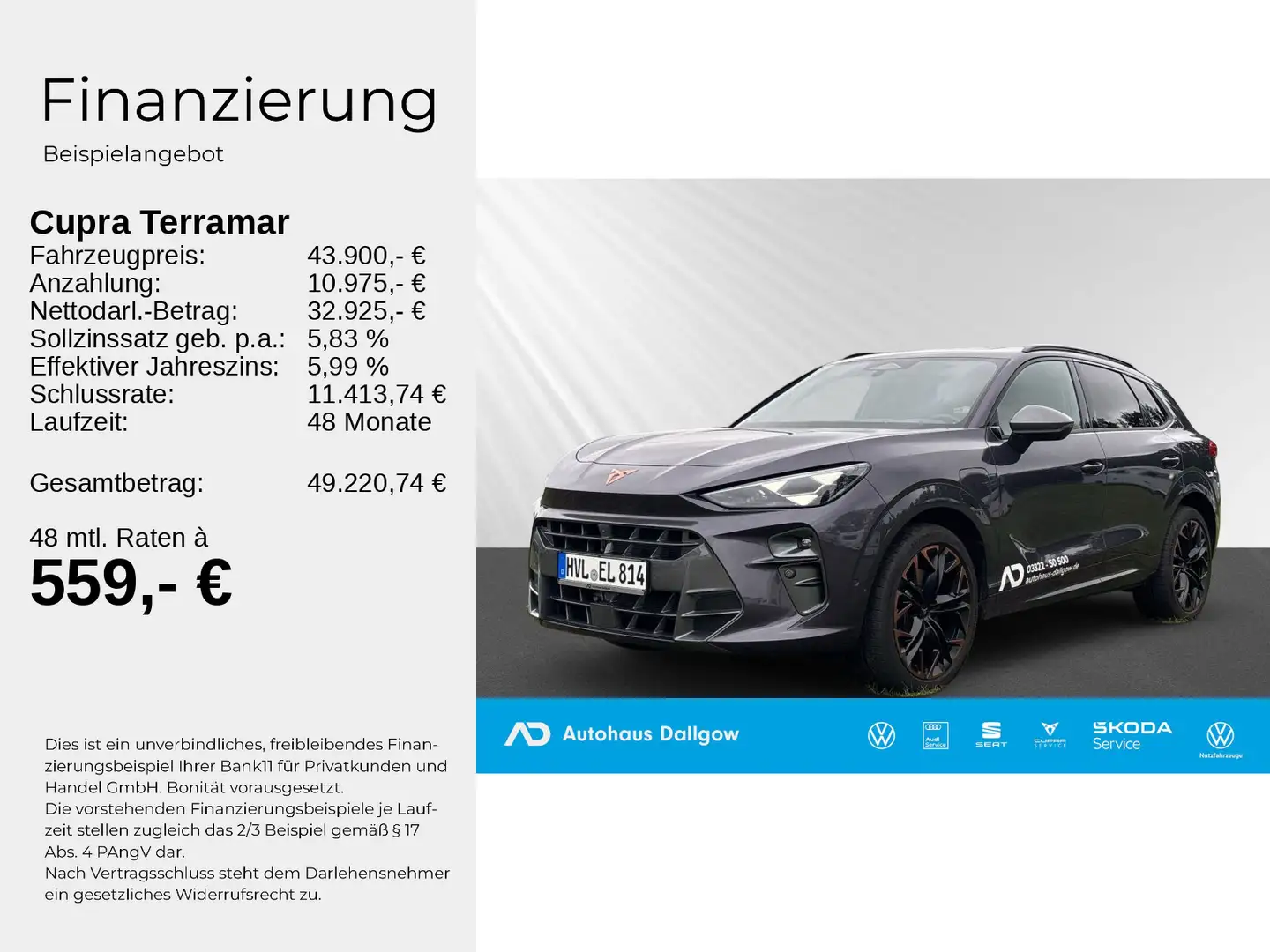 CUPRA Terramar VZ Matrix-LED Sennheiser Surround 272PS Violett - 2