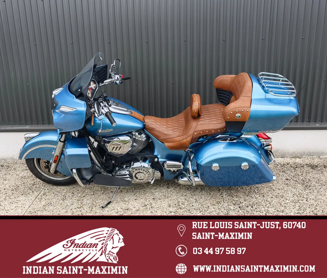 Indian Roadmaster Bleu - 2