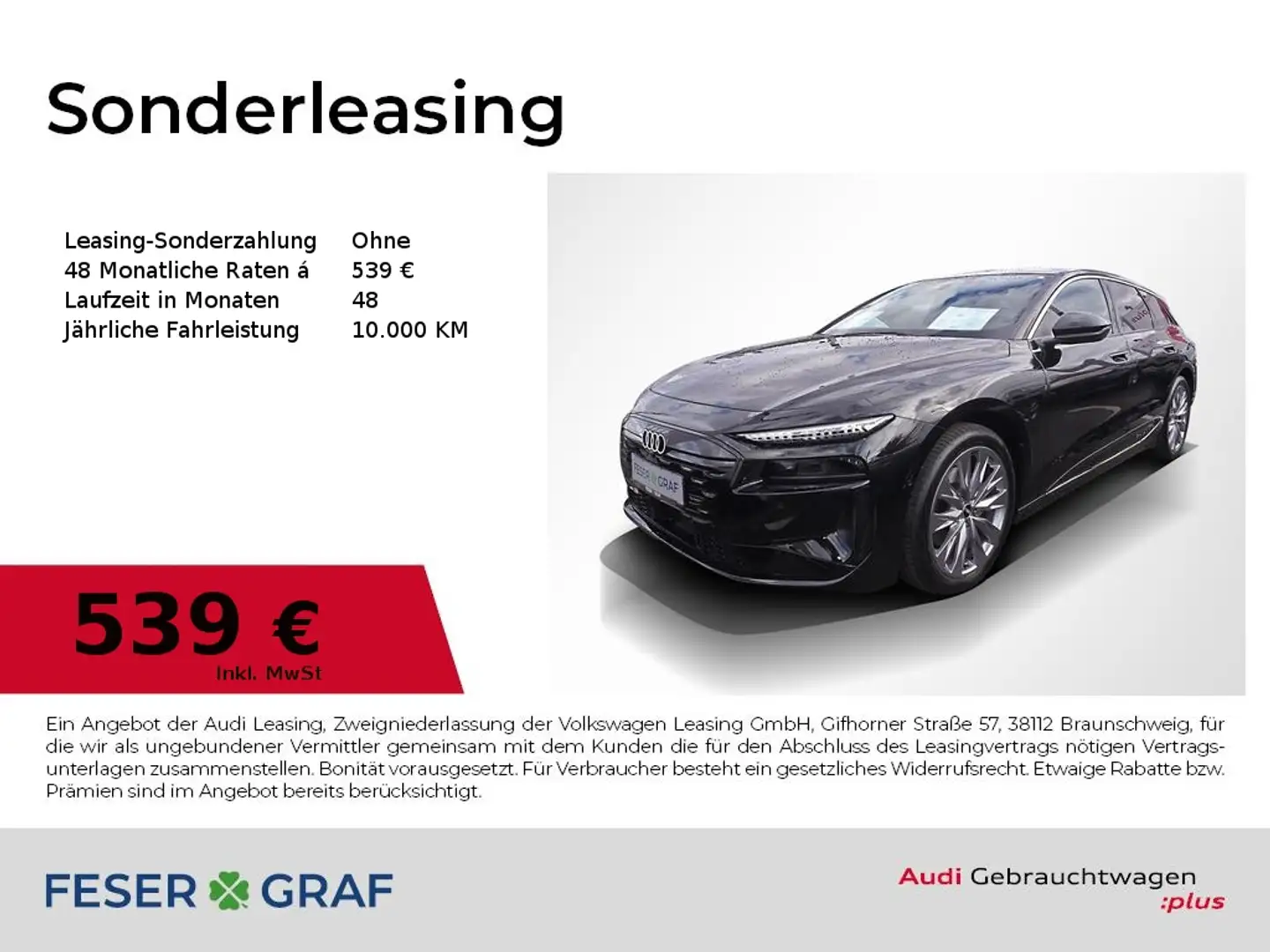 Audi A6 e-tron Avant ACC AHK Matrix Tech plus 360° Schwarz - 1