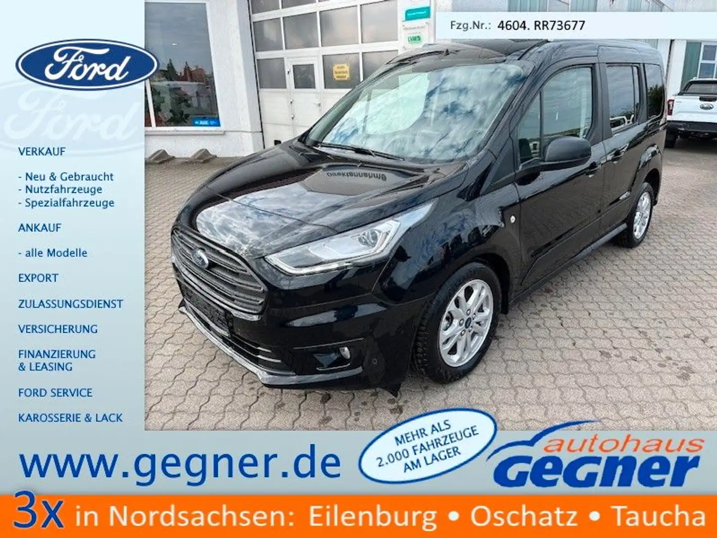 Ford Transit Connect 230L1 Trend Kombi Autom AHK Navi Negro - 1