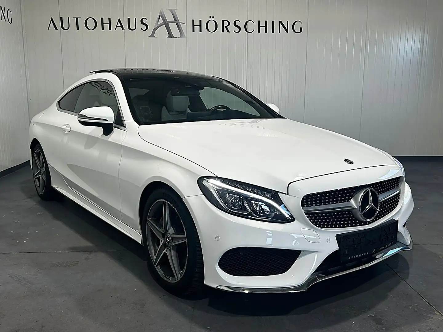 Mercedes-Benz C 220 d Coupe Weiß - 1