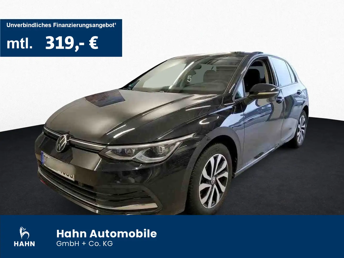 Volkswagen Golf VIII 1,5TSI ACTIVE STANDHZ NAV LED ACC KAM Schwarz - 1