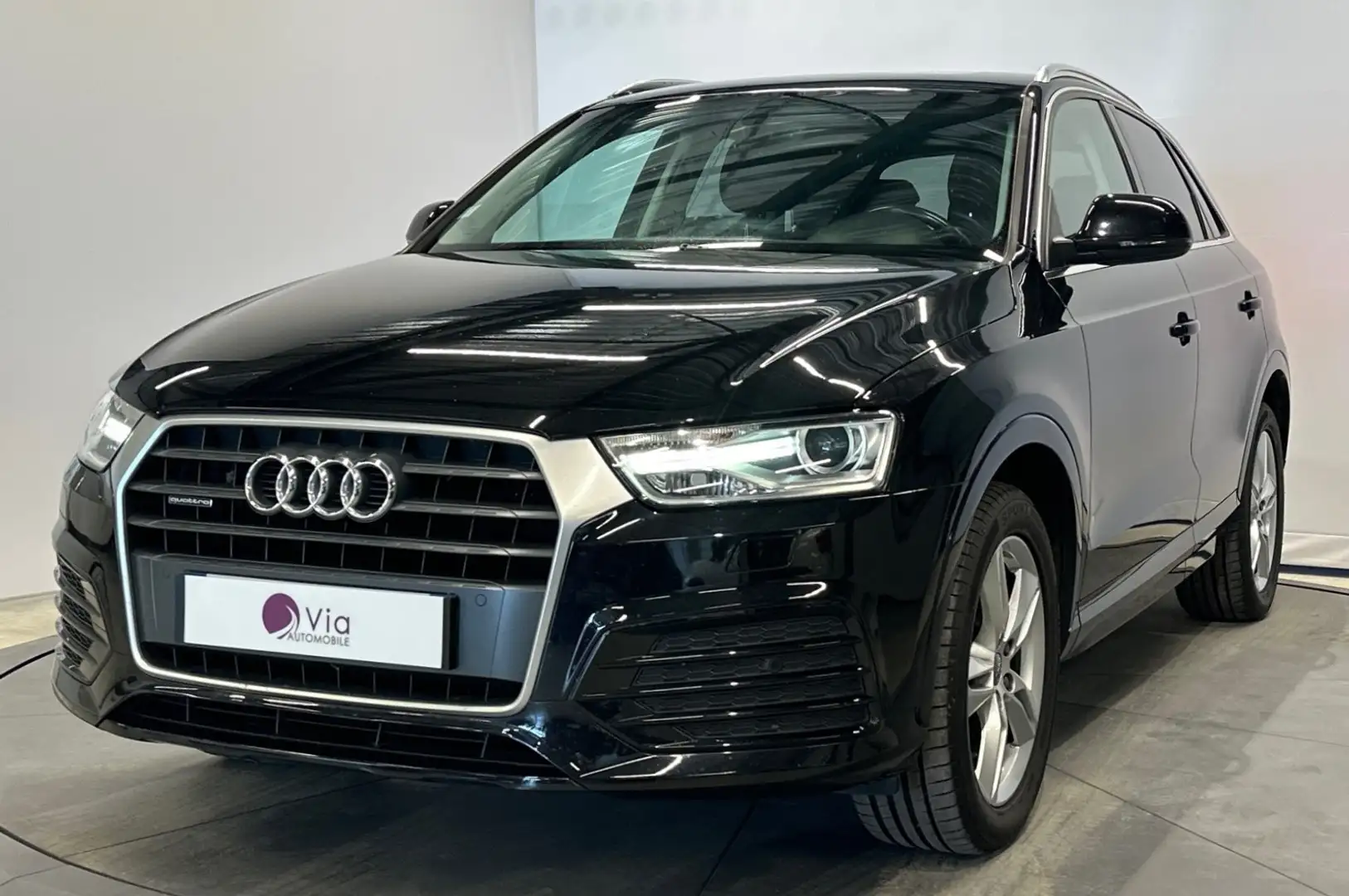 Audi Q3 2.0 TDI 150 Quattro Urban Techno TOIT PANO OUVRANT Noir - 1