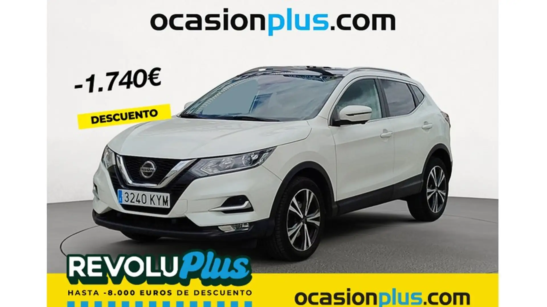 Nissan Qashqai 1.3 DIG-T N-Connecta 4x2 103kW Blanc - 1