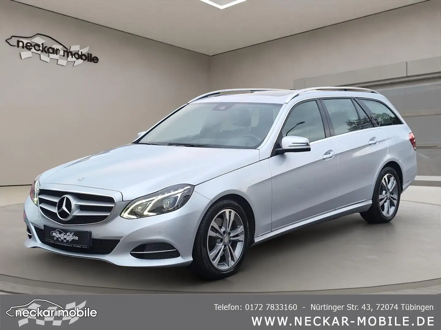 Mercedes-Benz E 250 d 4M Avantgarde Autom. Navi AHK MB100 SD Argent - 2