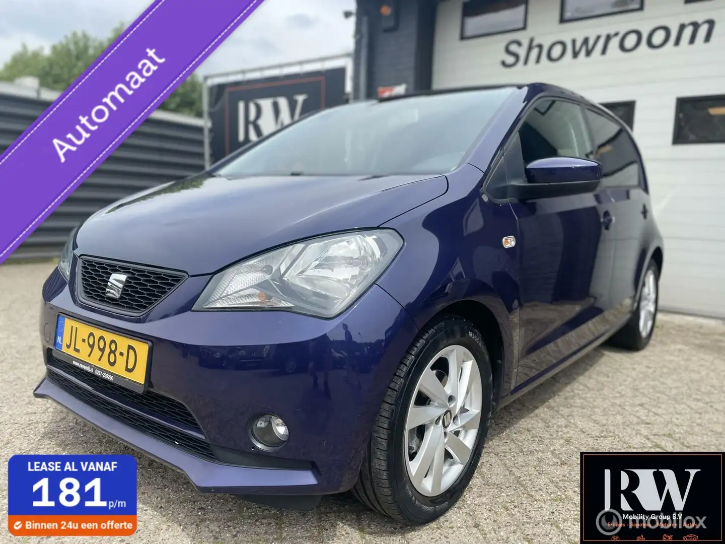 SEAT Mii 1.0 Sport *Automaat*Cruise*P-sensoren. Kék - 1