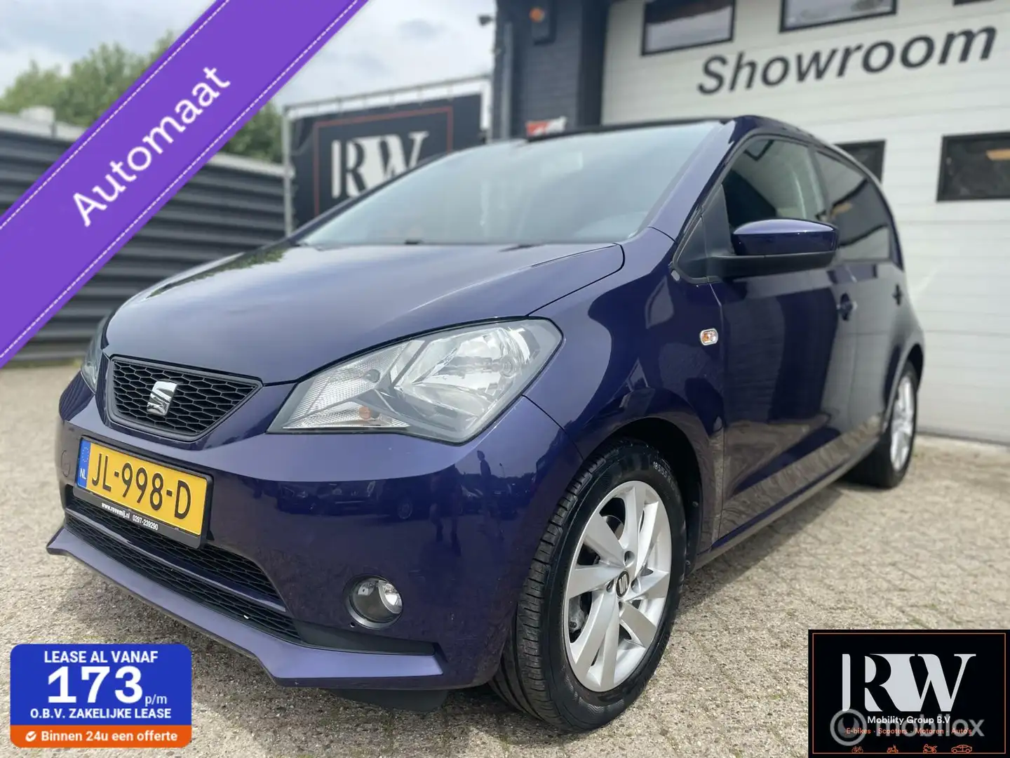 SEAT Mii 1.0 Sport *Automaat*Cruise*P-sensoren. Blauw - 1