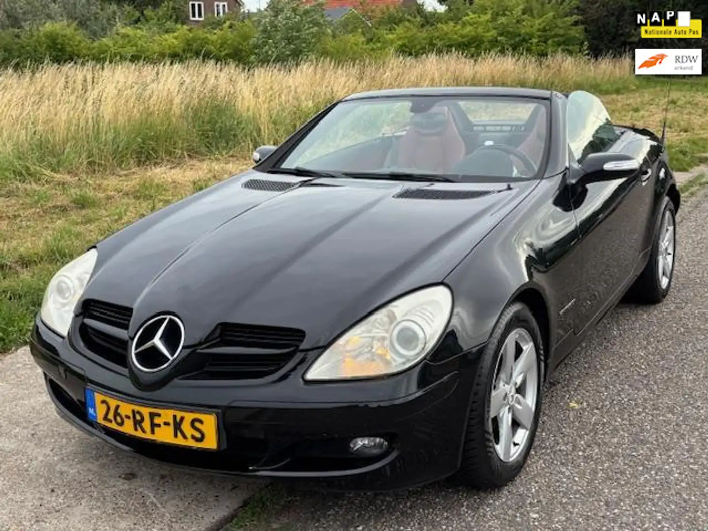 Mercedes-Benz SLK 200 Kompressor Airco Electric pakket Audio/CD Leder ES Zwart - 1