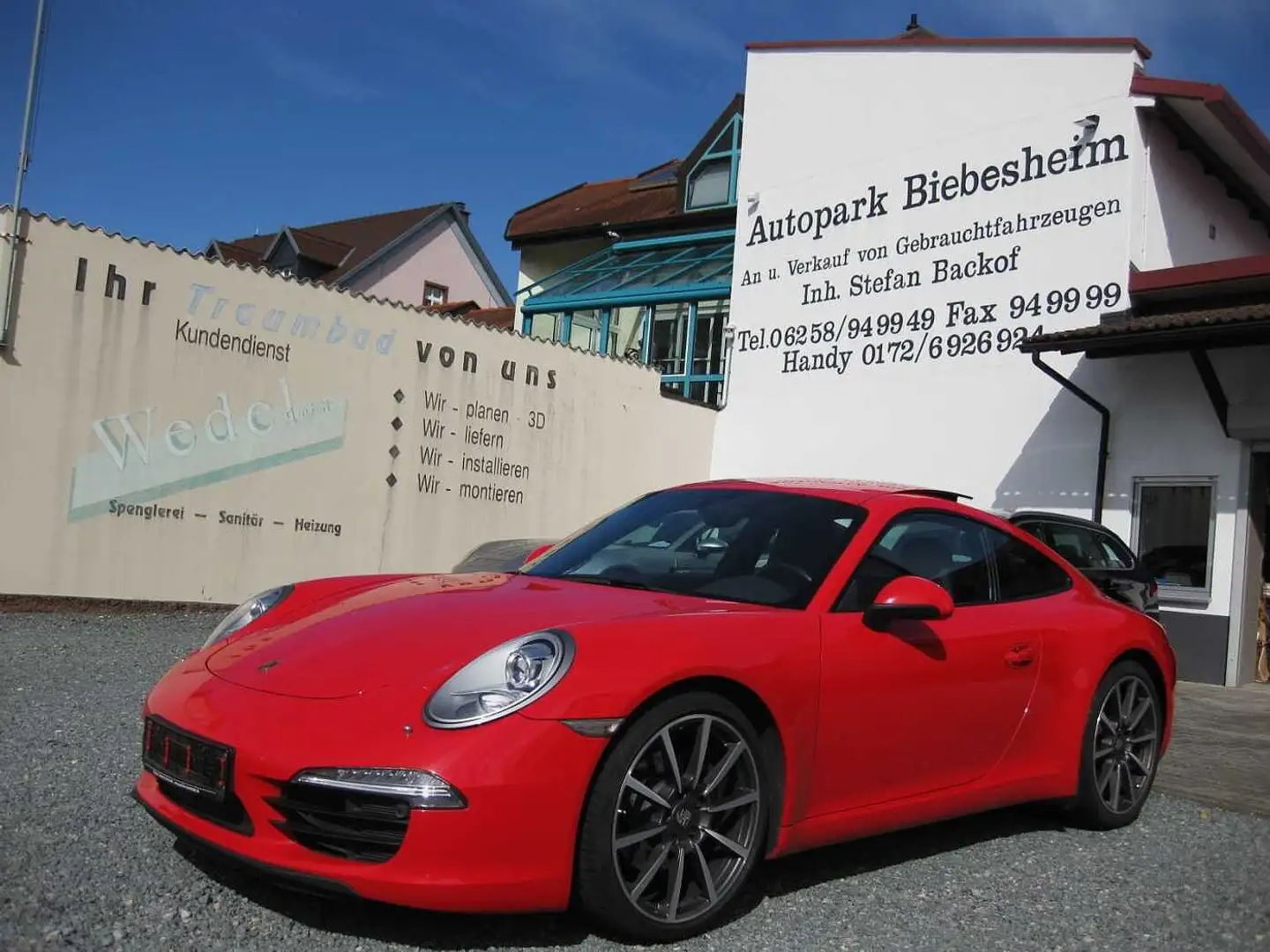 Porsche 911 991 Coupe PDK dt.Fzg.Top Ausst. Rot - 1