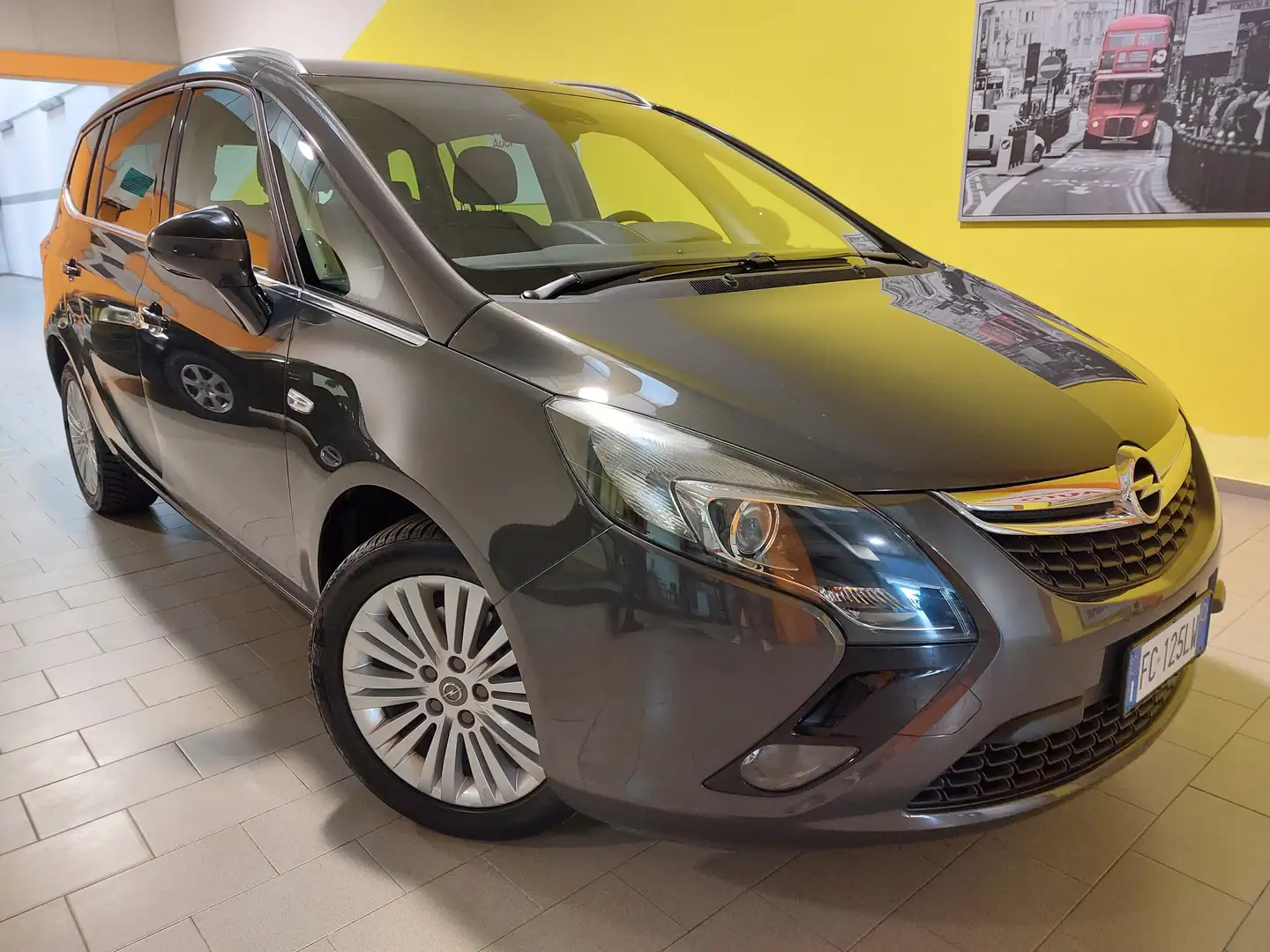 Opel Zafira ZAFIRA 1.6 METANO 150CV COSMO 7POSTI-1PROPRIETARIO Grigio - 2
