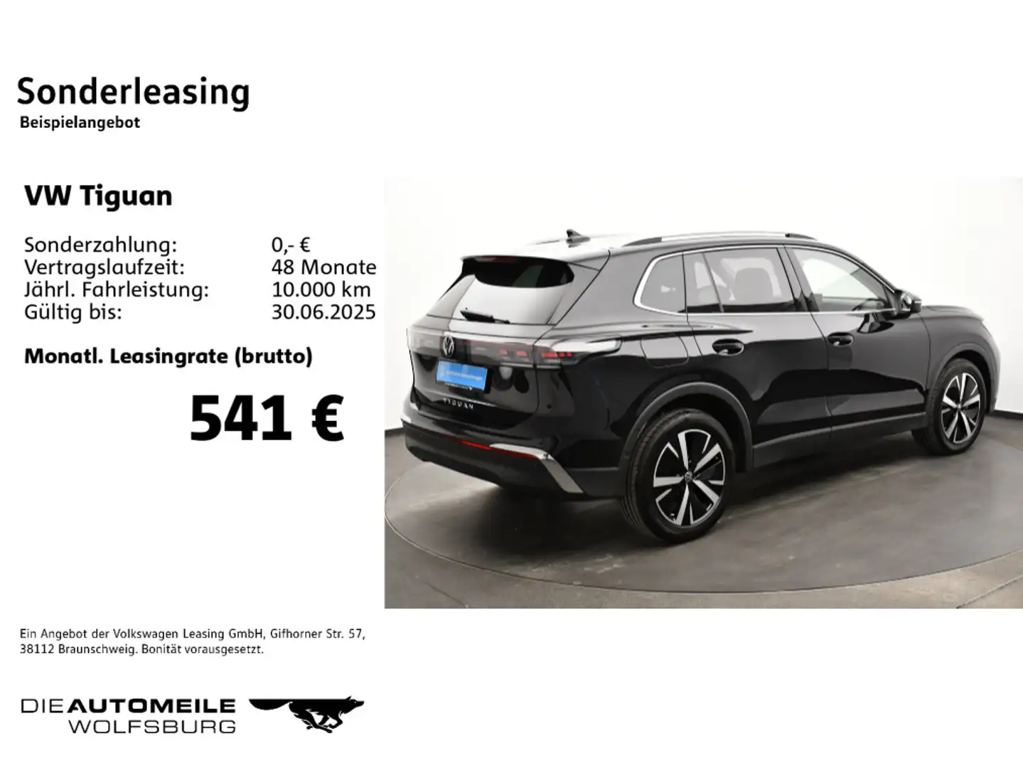 Volkswagen Tiguan 2.0 TDI DSG Elegance neues Modell Stand/P Schwarz - 2