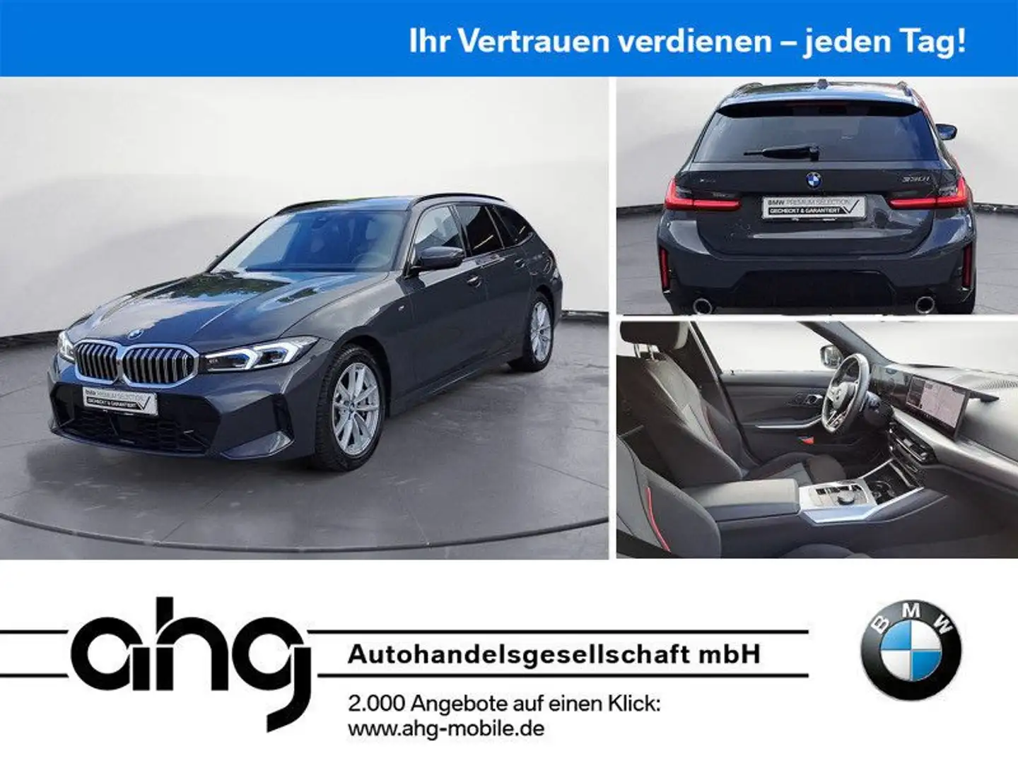 BMW 330 i xDrive Touring M-Sport *Navi*Kamera*LED*ACC Grau - 1