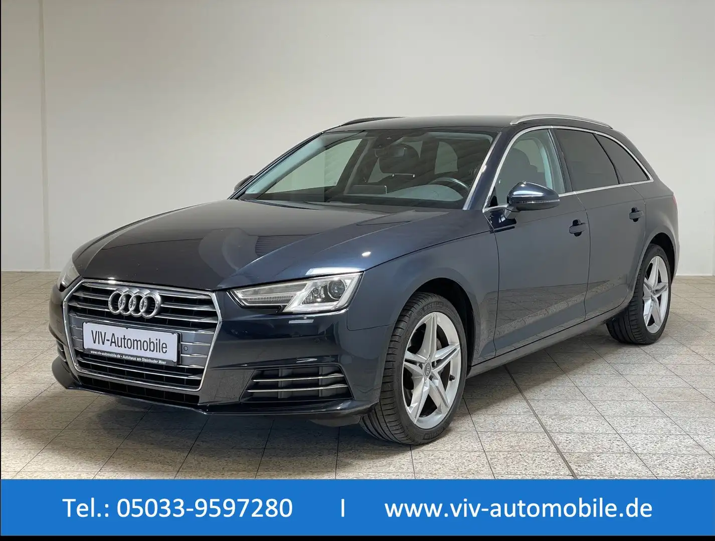 Audi A4 Avant 2.0TDI Sport S-Line Felgen*Navi*Alcanta Blau - 1