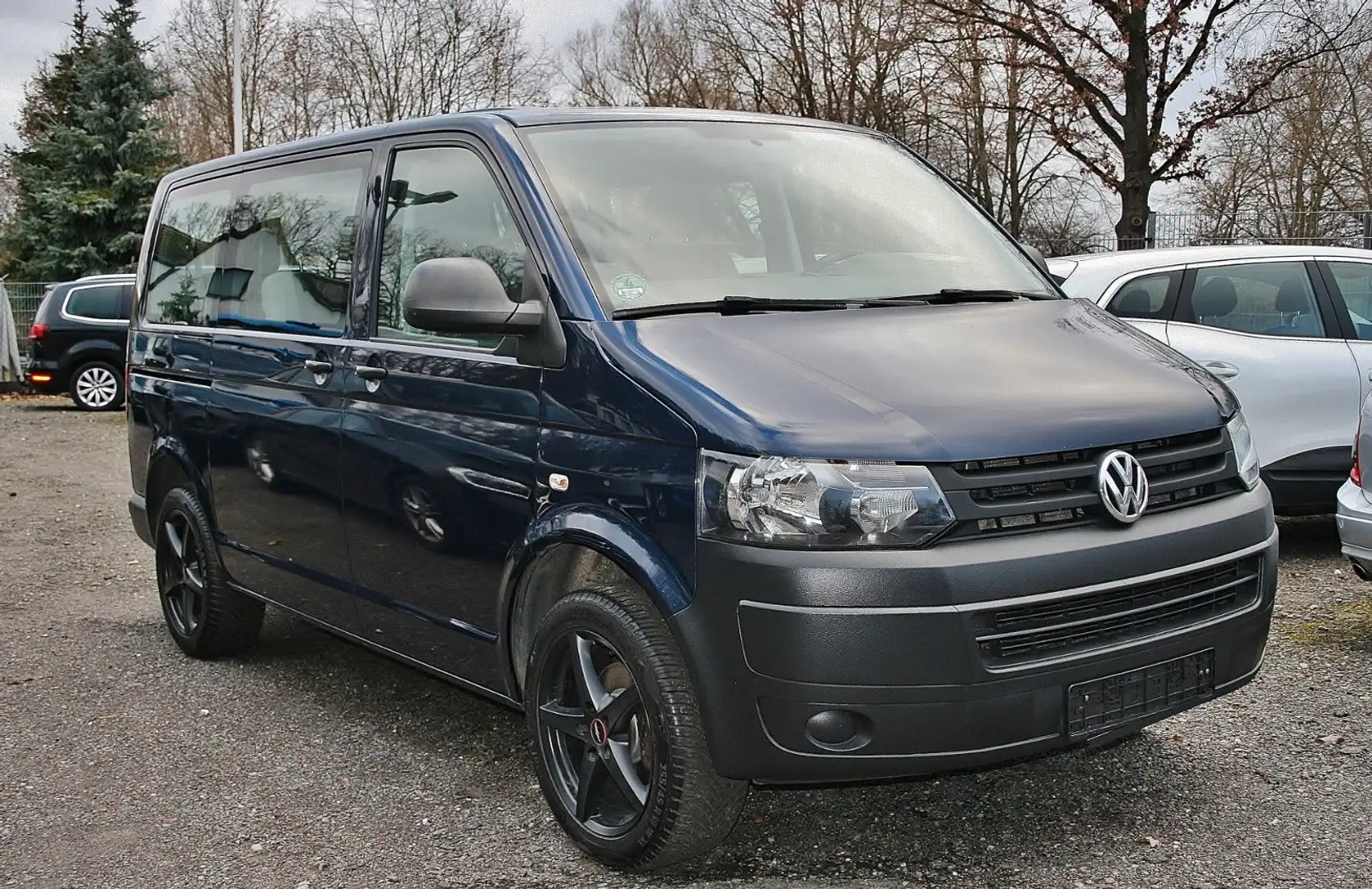 Volkswagen T5 Transporter T5 Kombi+9-Sitze+Klima+Tempomat+Alu+AHK Blau - 2