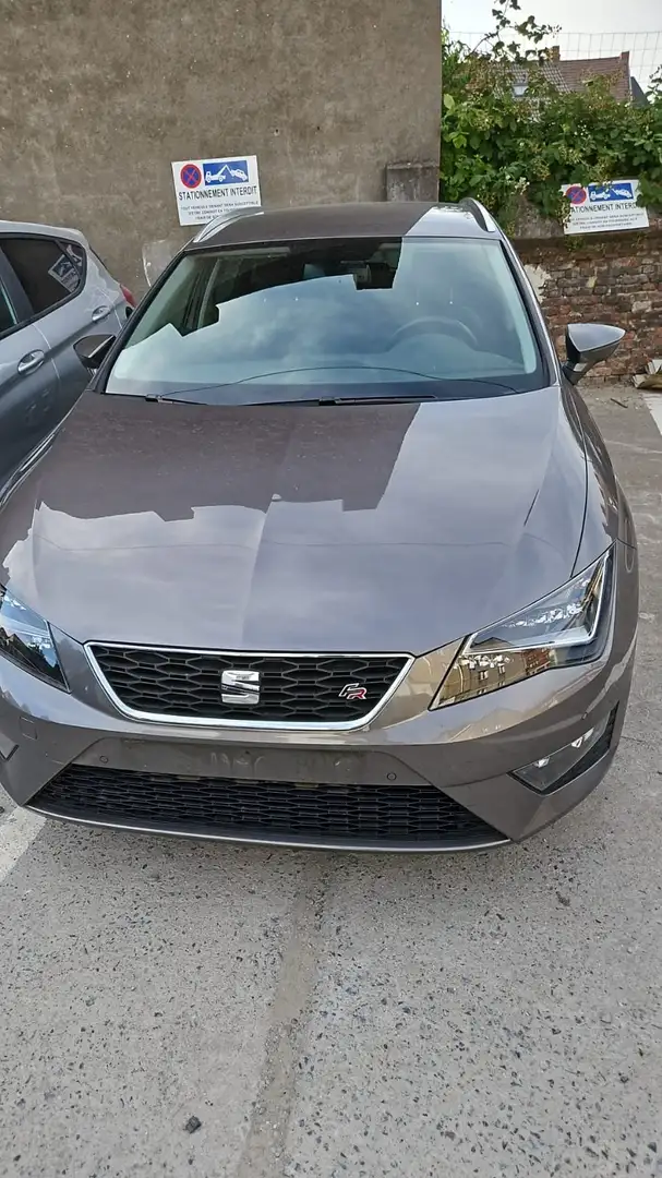 SEAT Leon 1.4 TSI FR Bi-XENON Sensors Clim Gps Blue Cruise Gris - 1