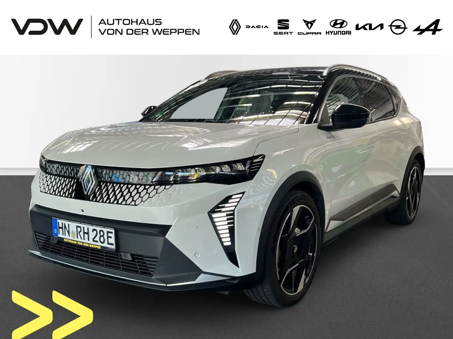 Renault Scenic E-Tech Electric 220 Long Range Iconic Klima Navi Weiß - 1