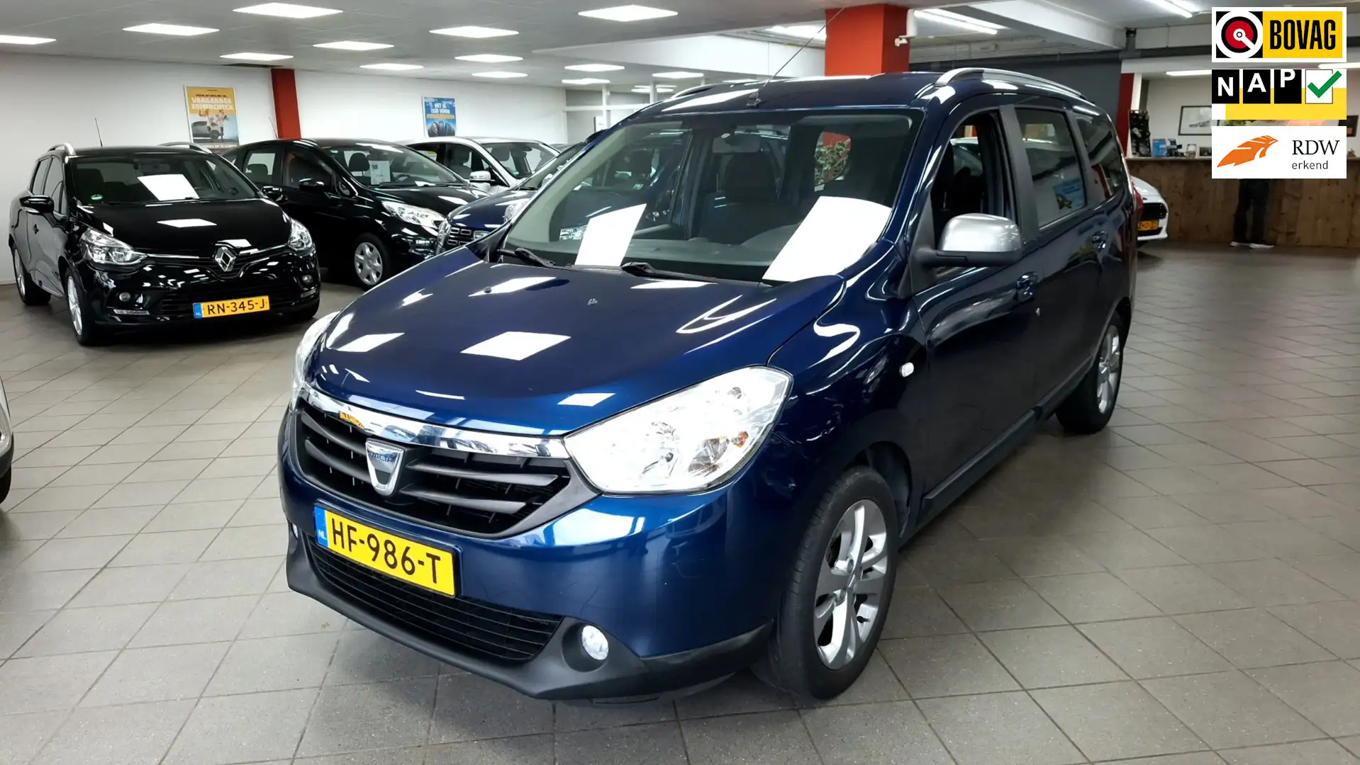 Dacia Lodgy 1.2 TCe 10th Anniversary 7p. Blauw - 1