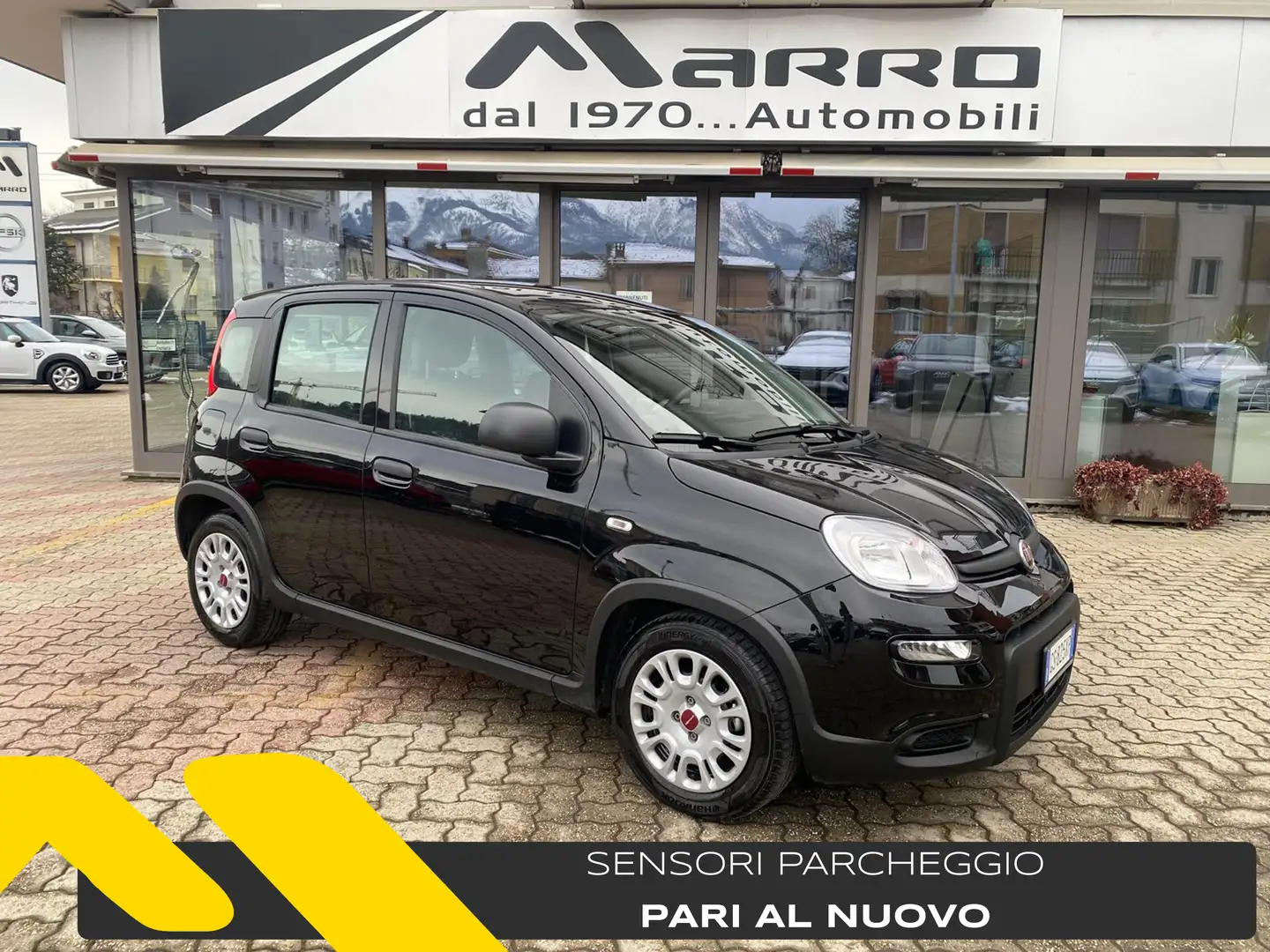 Fiat Panda hybrid SENSORI COMANDI AL VOLANTE Schwarz - 1