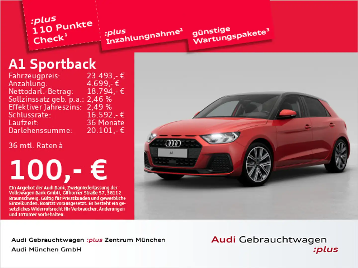 Audi A1 25 TFSI S tronic advanced Virtual/A Rood - 1