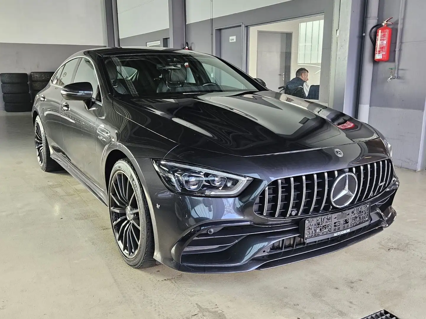 Mercedes-Benz AMG GT 4-trg. 43 4Matic+Widescreen+Burmester+TOP Grau - 1