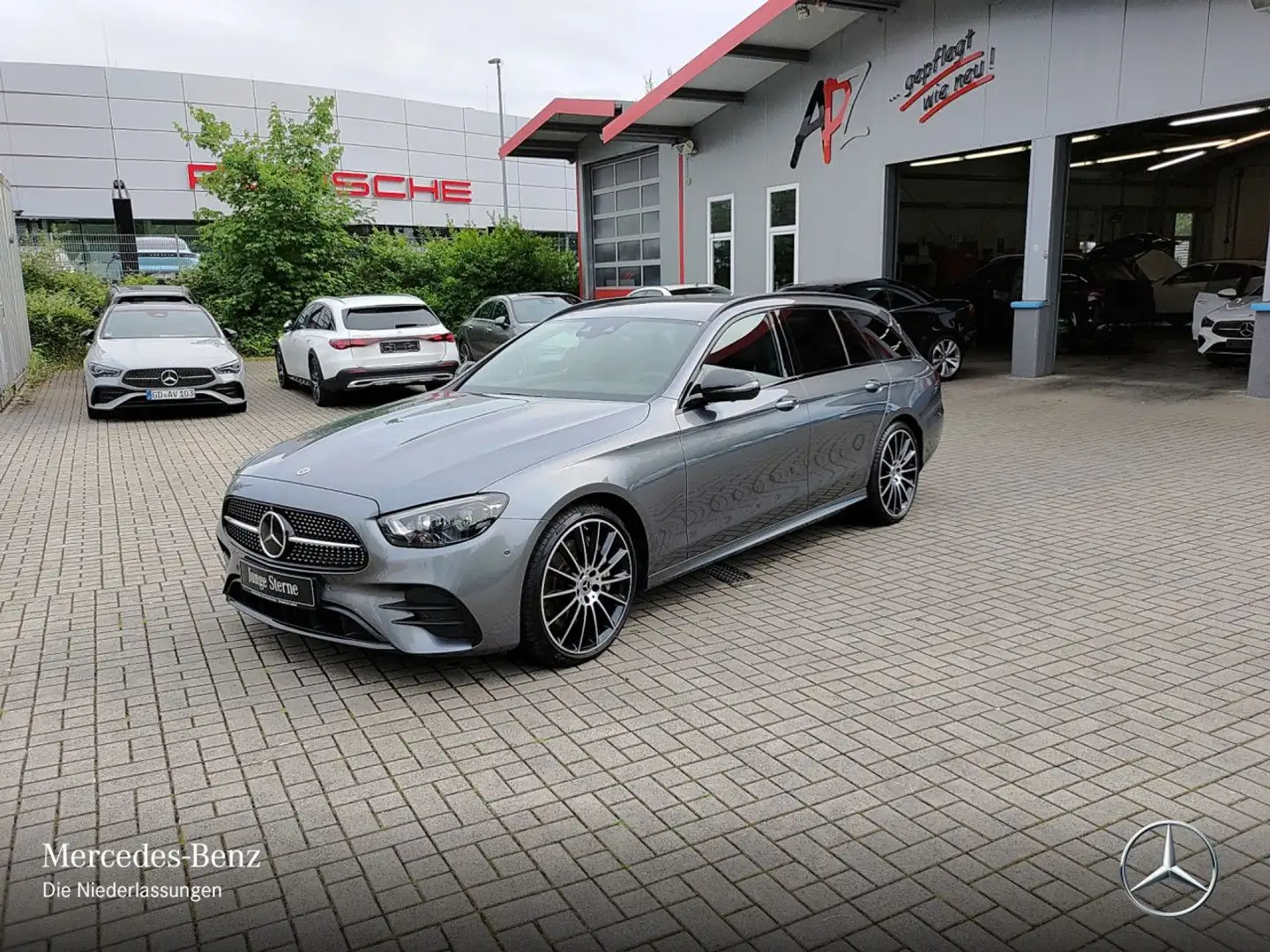 Mercedes-Benz E 400 d T 4M AMG+NIGHT+360+MULTIBEAM+FAHRASS+20" Gris - 2