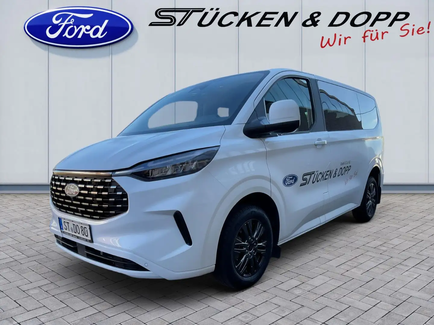 Ford Tourneo Custom 2.0 EB Titanium*NEUES MODELL*+ACC Blanco - 1