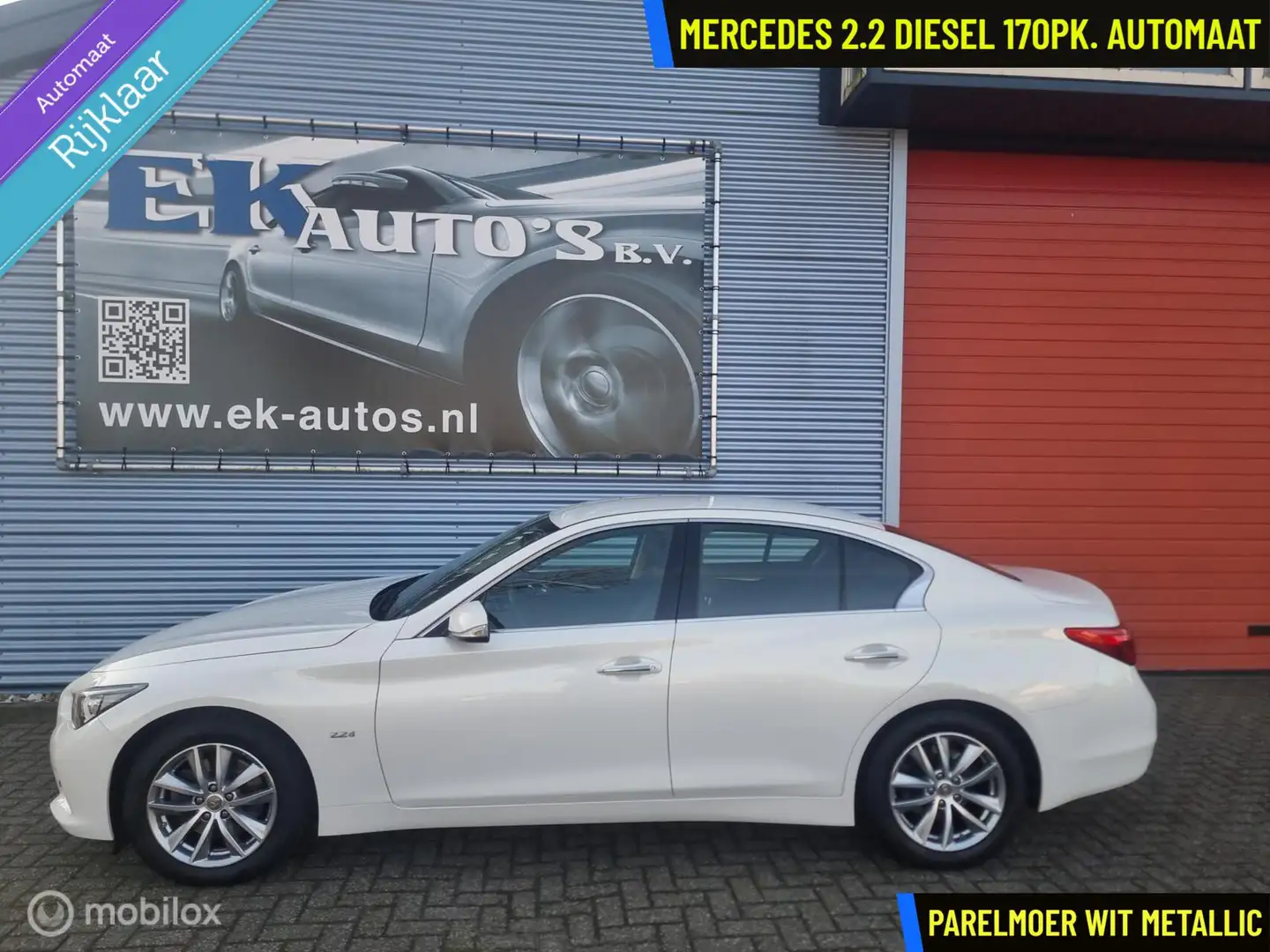 Infiniti Q50 2.2d Sport 170pk Automaat Mercedes techniek.. Blanco - 1