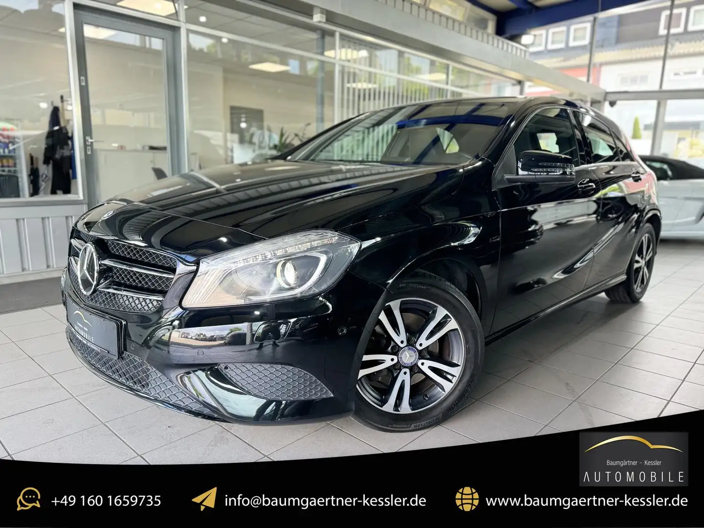 Mercedes-Benz A 180 A180 Style 7G-AUTOMATIK BIXENON KAMERA SHZ KLIMA Noir - 1