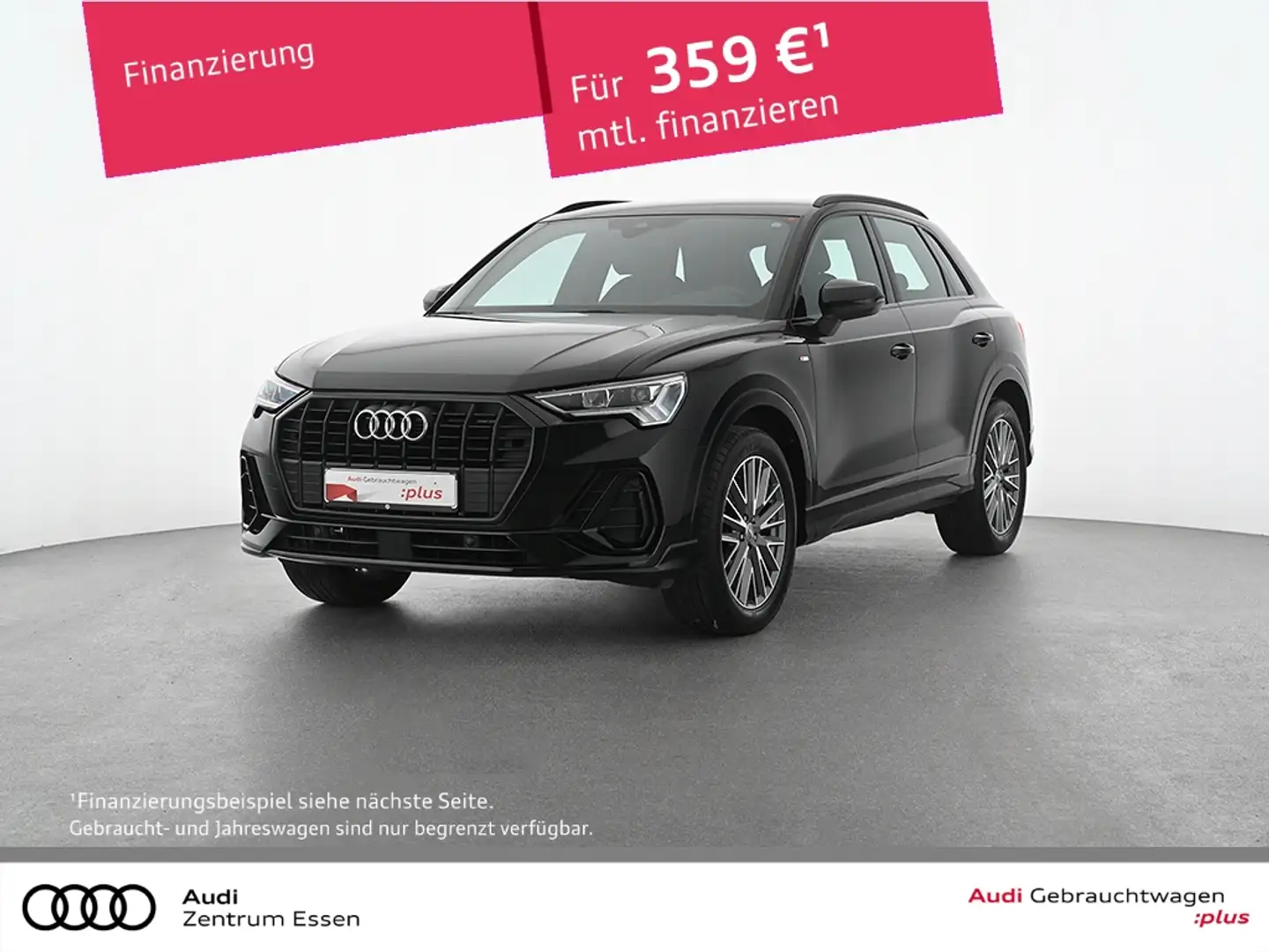 Audi Q3 35 TFSI S-LINE 6-GANG LED AHK NAV PLUS SHZ   PDC Negro - 1