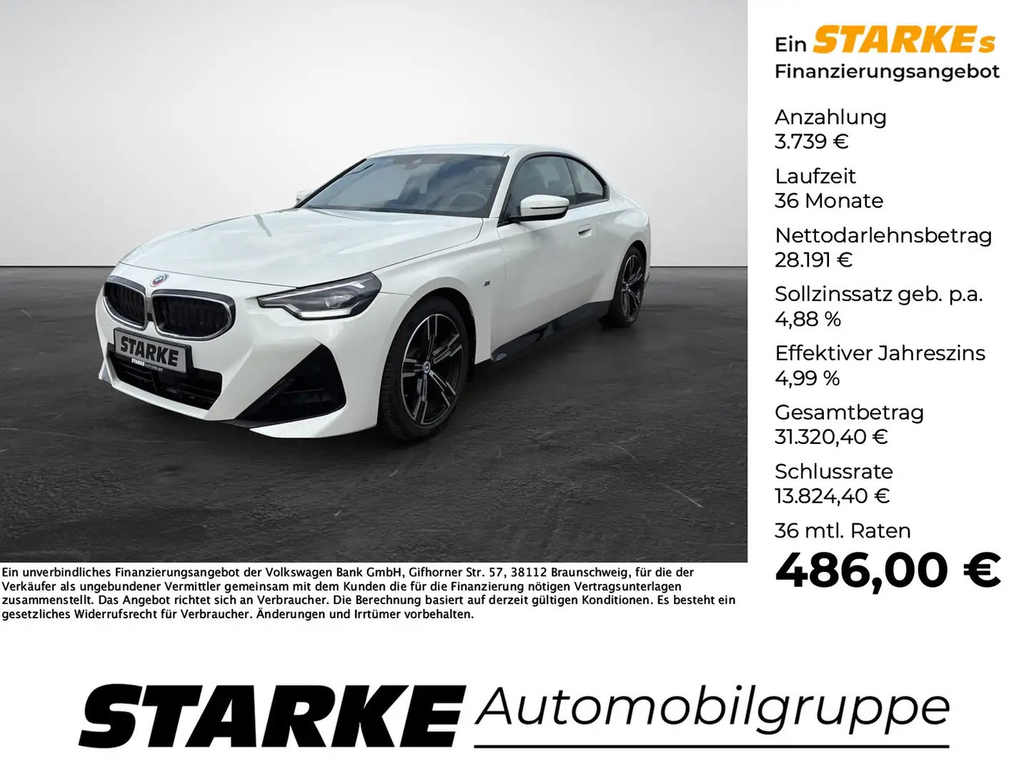 BMW 218 i Coupé Steptronic M Sport Wit - 1