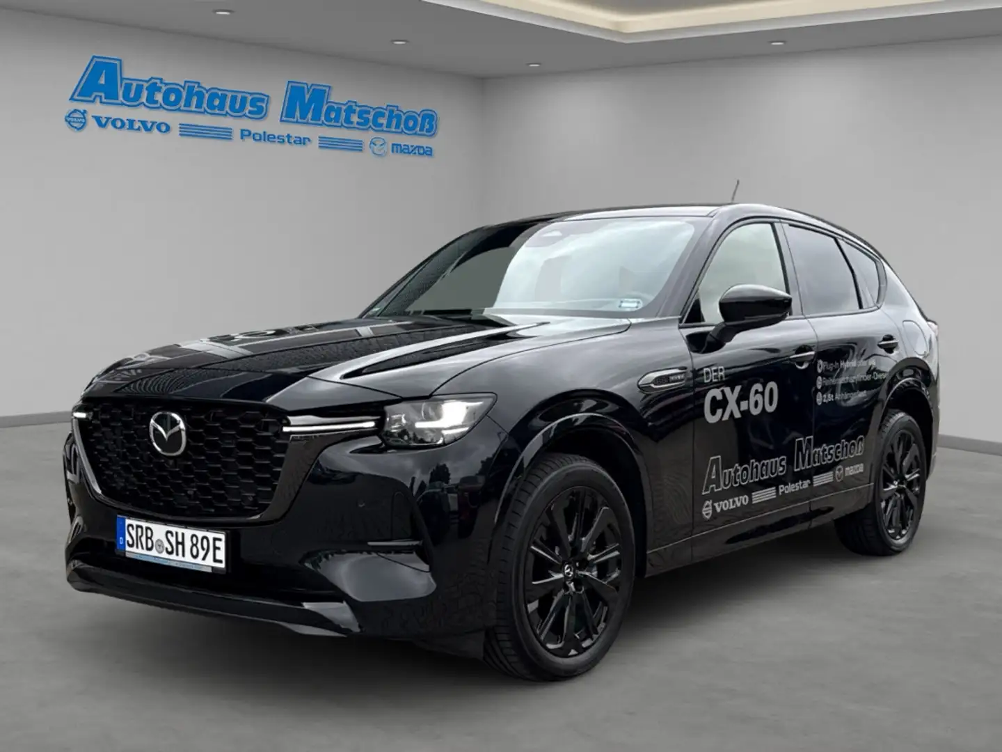 Mazda CX-60 Homura PHEV AWD HUD Navi ACC Klimasitze LED Apple Schwarz - 1