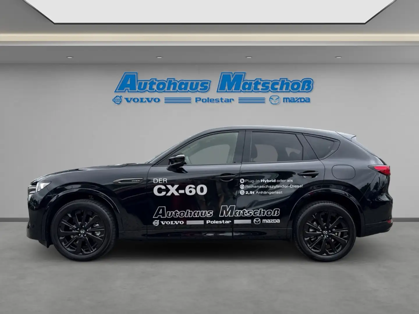 Mazda CX-60 Homura PHEV AWD HUD Navi ACC Klimasitze LED Apple Schwarz - 2