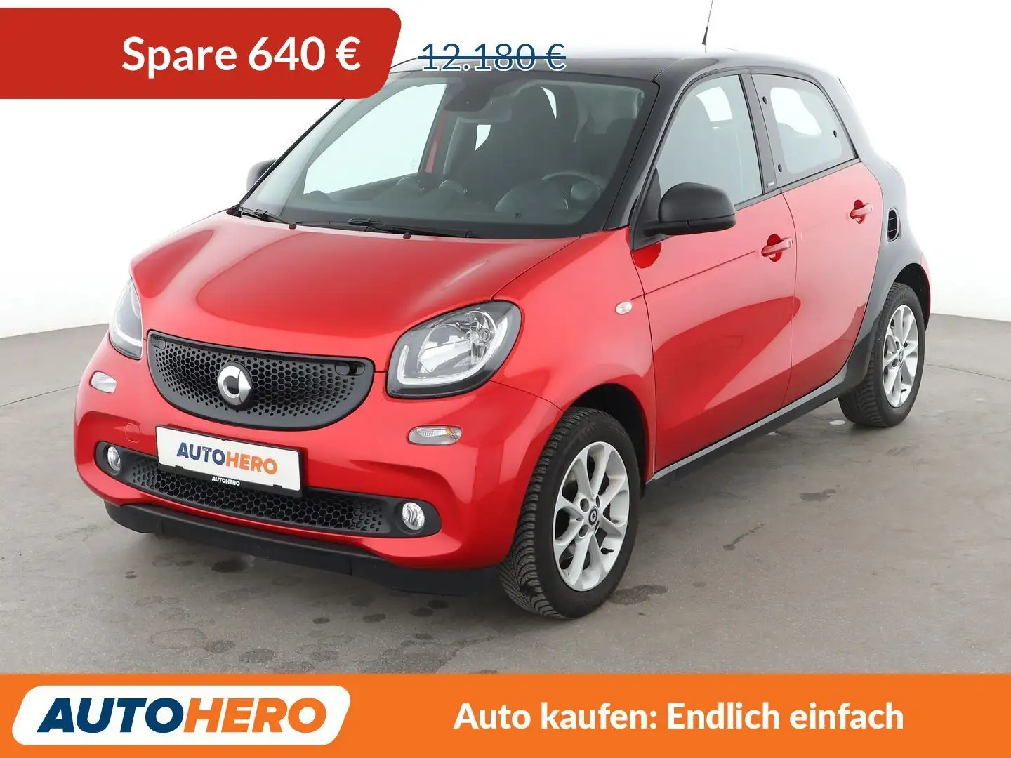 smart forFour 0.9 Turbo passion *TEMPO*PDC*SHZ*PANO*KLIMA* Rot - 1