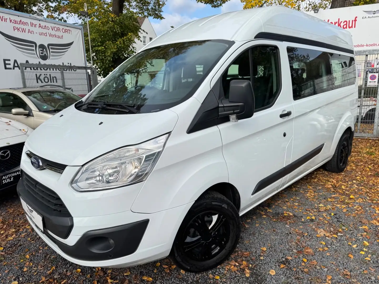 Ford Transit Custom L2H2 9-SITZER*DOPPELKLIMA*PDC*AHK Weiß - 1