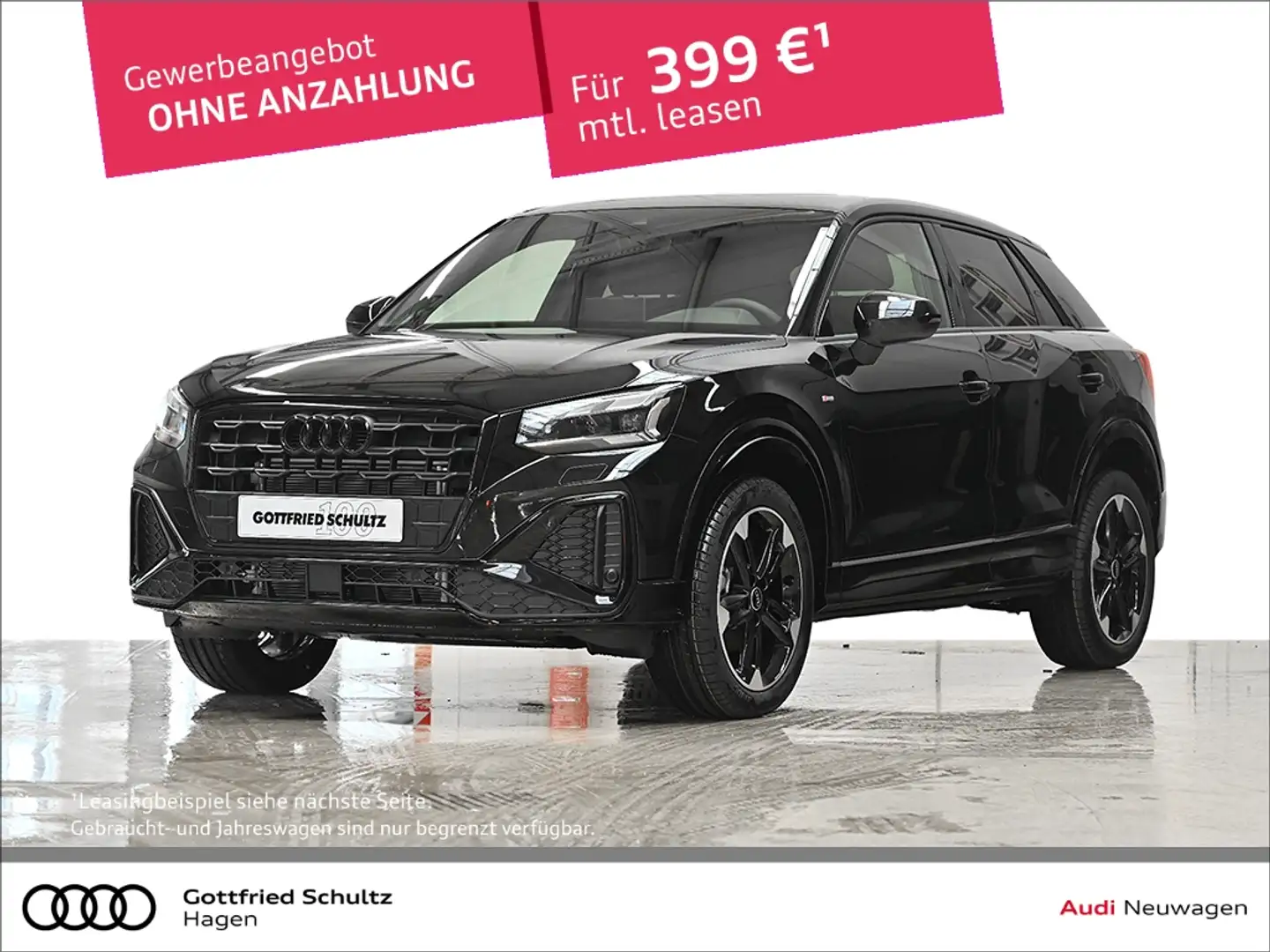 Audi Q2 S line 35 TFSI MATRIX KAM SHZ DAB CARPLAY Schwarz - 1