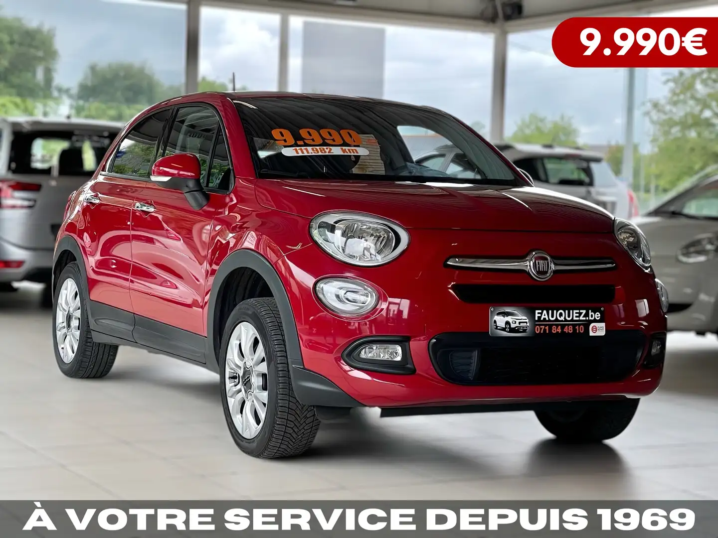 Fiat 500X 1.6i • Navi - A/C - Bluetooth • Garantie Rot - 1