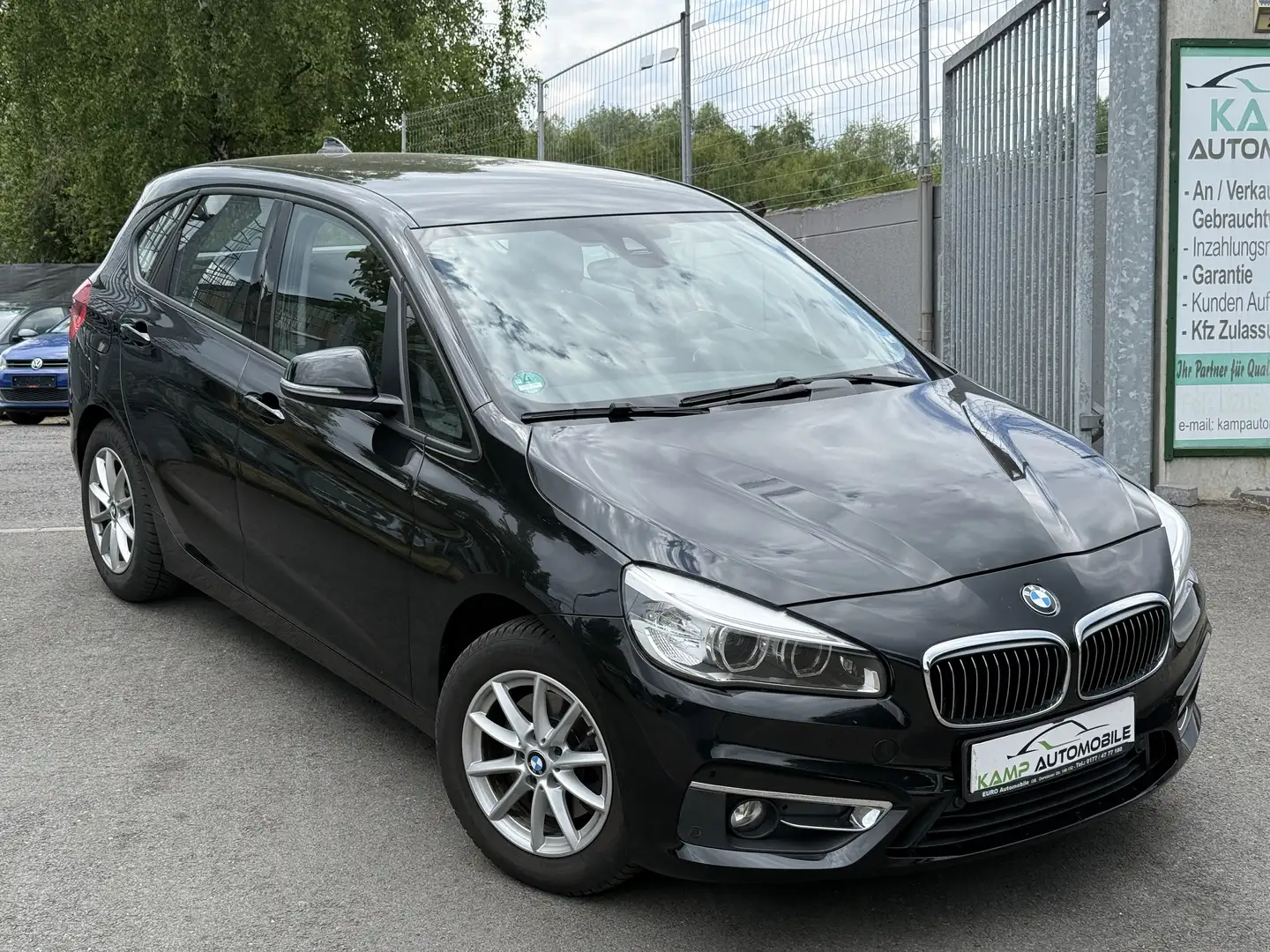 BMW 220 220 i Aus 1 Hand/LED/PDC/NAVi/TEMPO Noir - 1