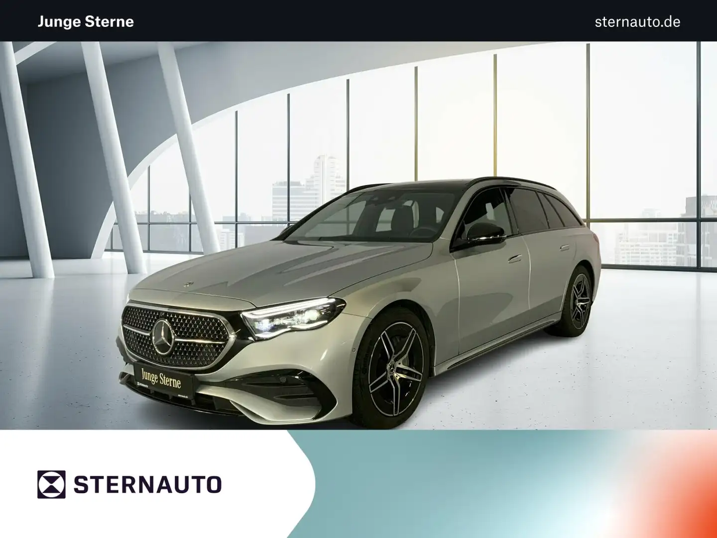 Mercedes-Benz E 220 E 220 d T-Modell AMG Line Edition AMG-Line/Navi Silber - 1