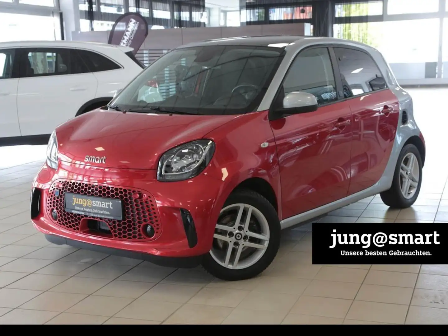 smart forFour EQ  passion Plus 22kW Panorama Kamera Rot - 1