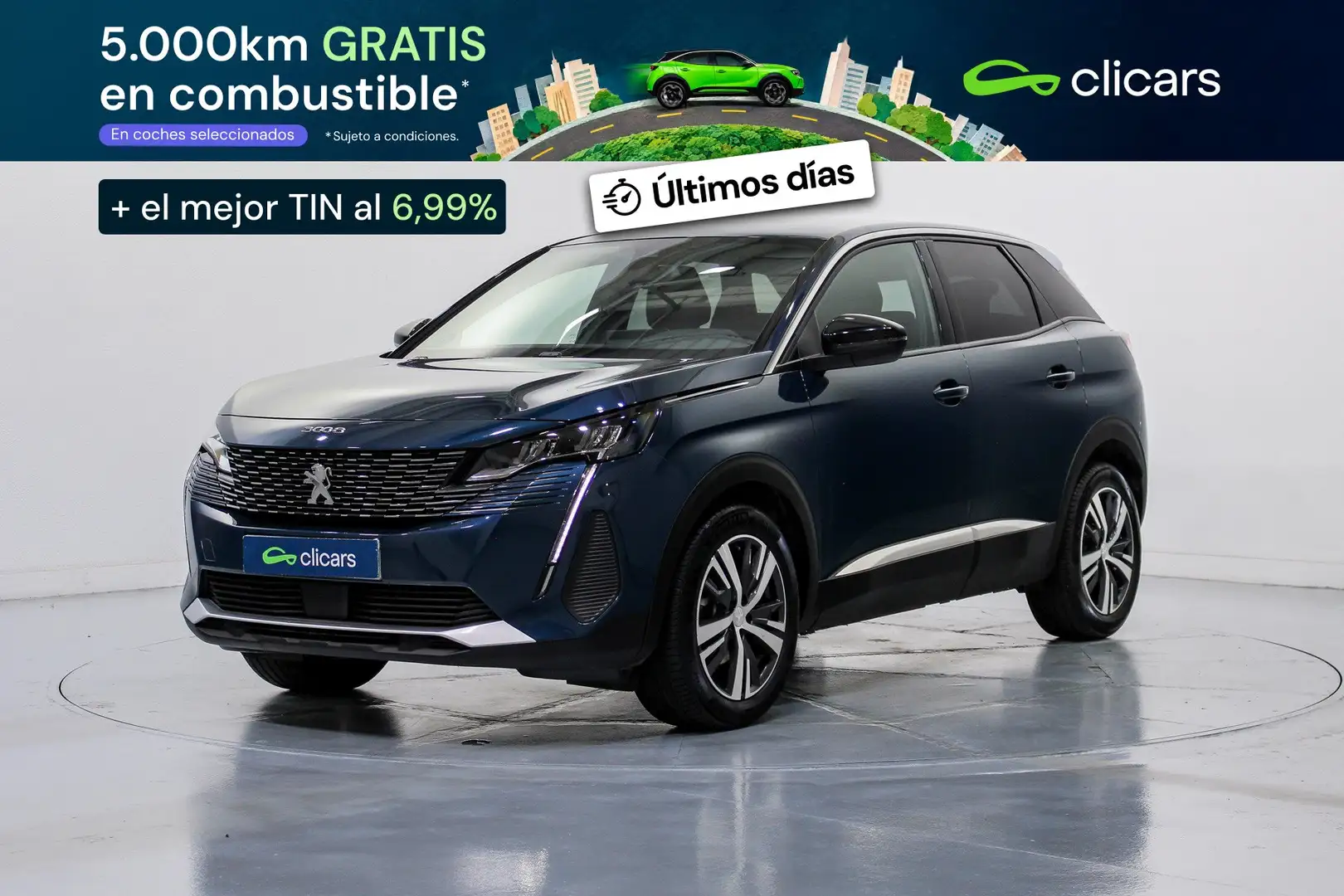 Peugeot 3008 Hybrid 136 Allure eDCS6 Azul - 1