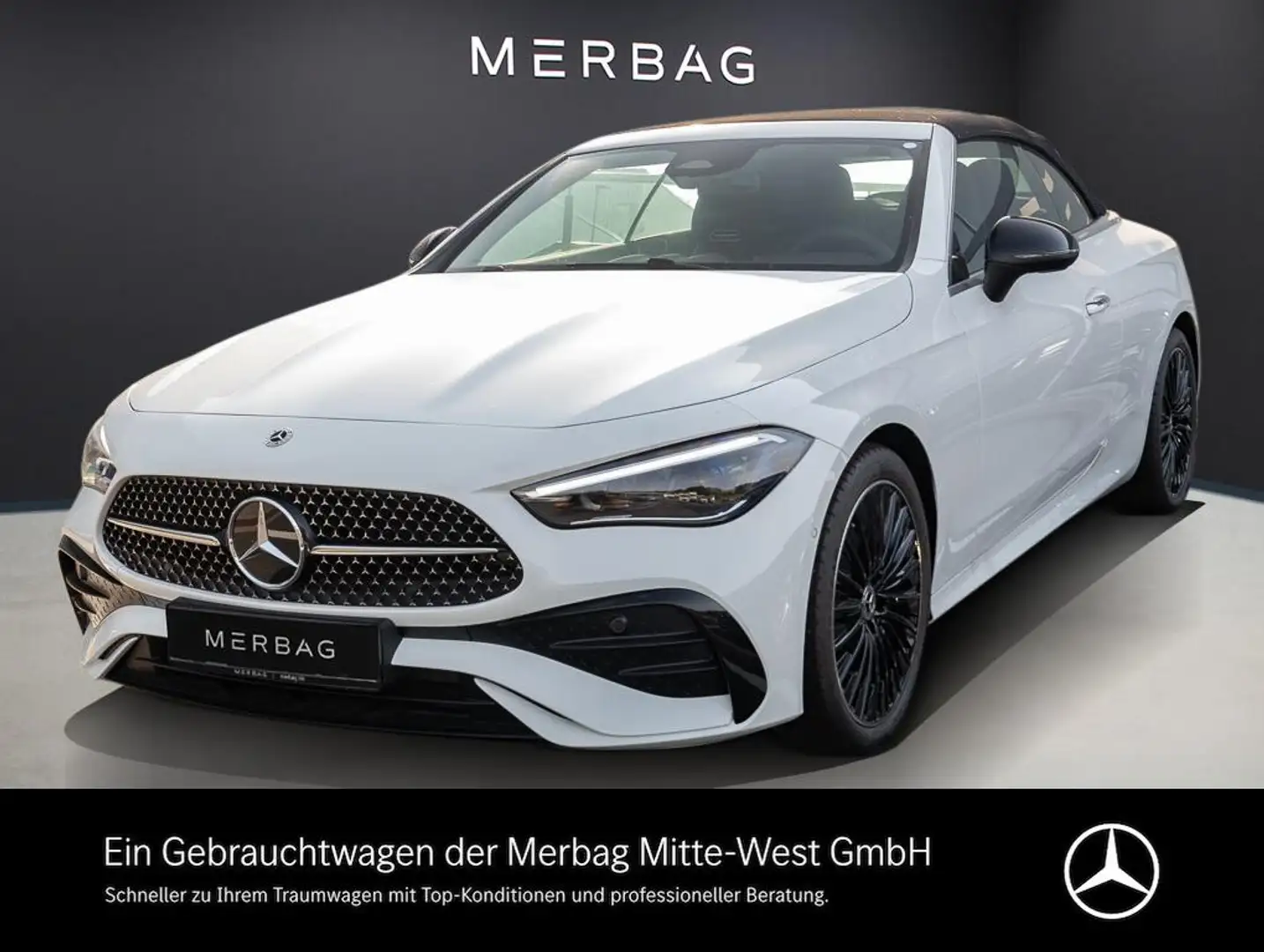 Mercedes-Benz CLE 180 Cabriolet LED Luft Navi SHZ Kam. KeyLess Weiß - 1