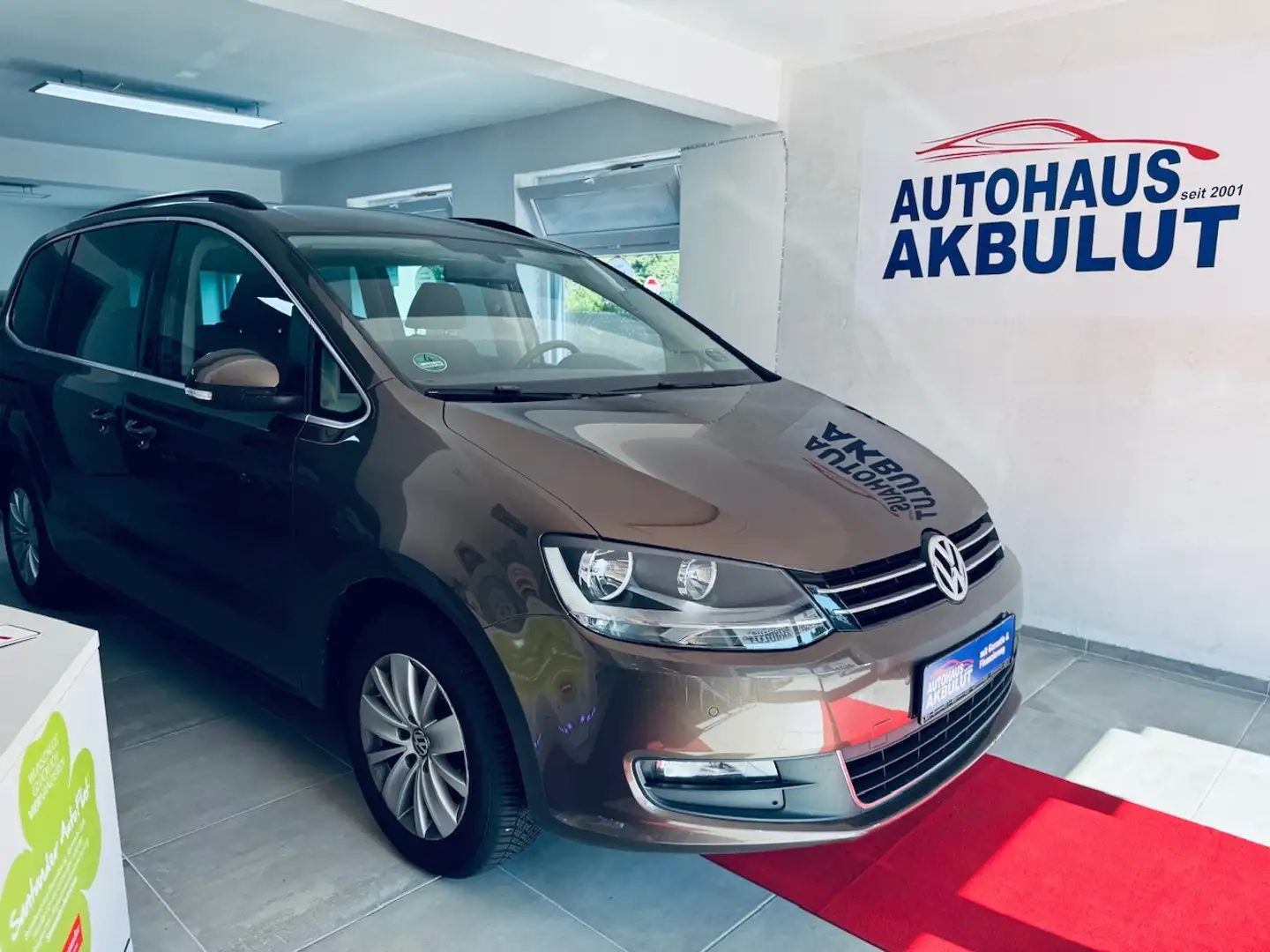 Volkswagen Sharan Comfortline BMT*2.Hand+Garantie+Inspektion+Tüv* Kahverengi - 1