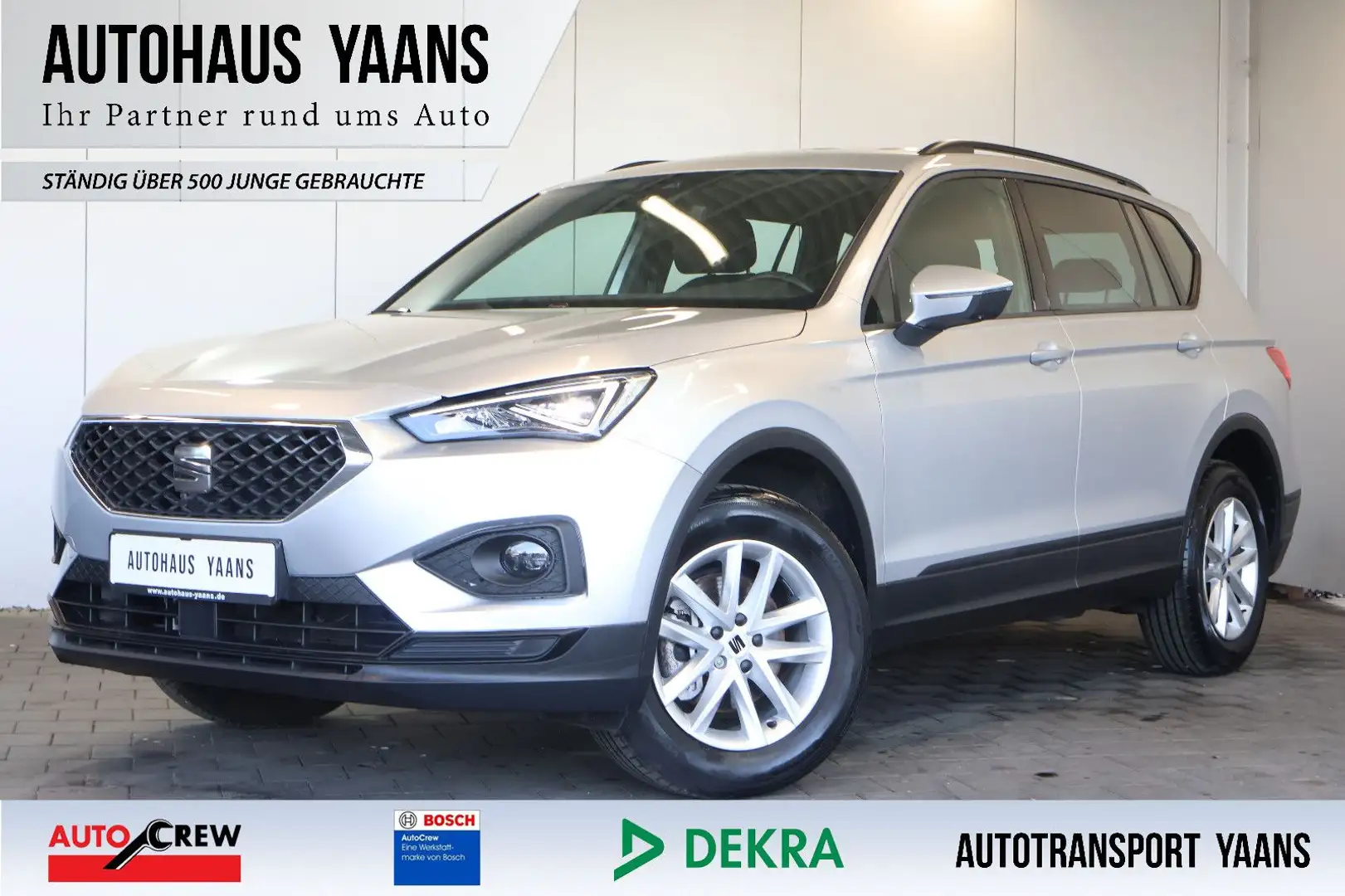 SEAT Tarraco 2.0 TDI DSG Style AID+LANE+NAVI+LED+17" Silber - 1