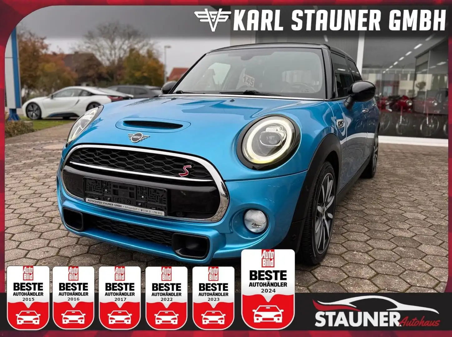 MINI Cooper S PANO HARMAN/KARDON LED PDC KLIMA Blau - 1
