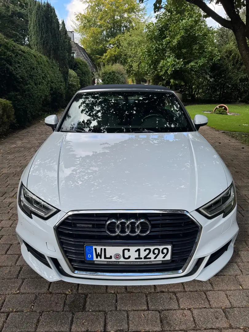 Audi A3 A3 2.0 TDI Cabrio quattro S line Weiß - 1